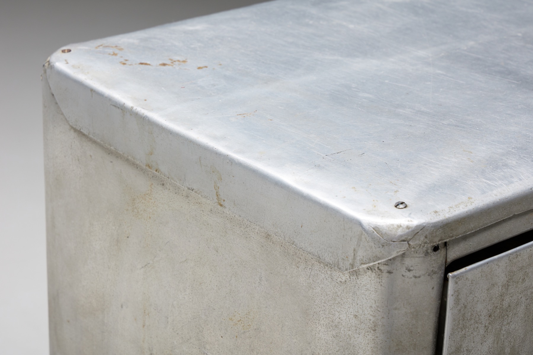 Industrial Aluminum Cabinet - 1950s