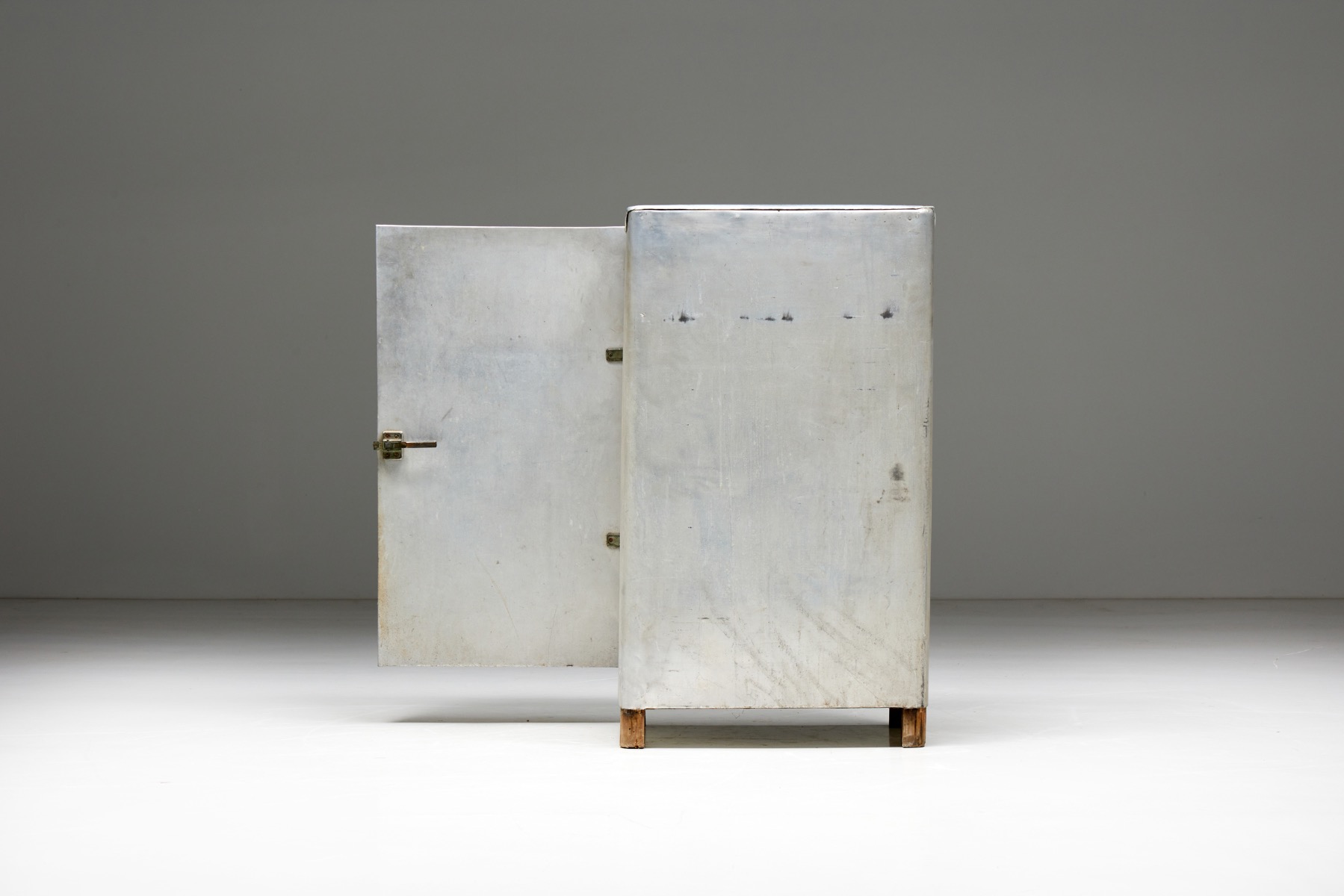 Industrial Aluminum Cabinet - 1950s