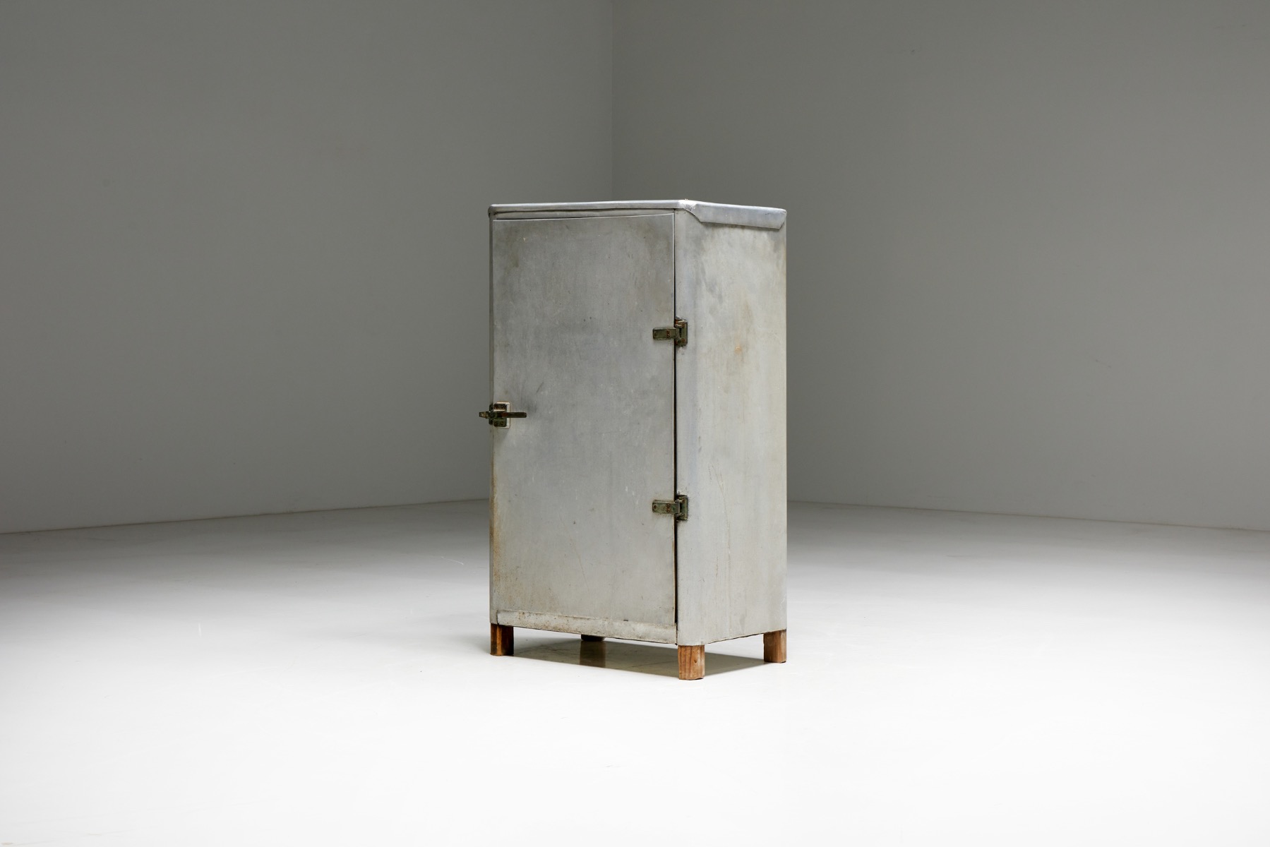 Industrial Aluminum Cabinet - 1950s