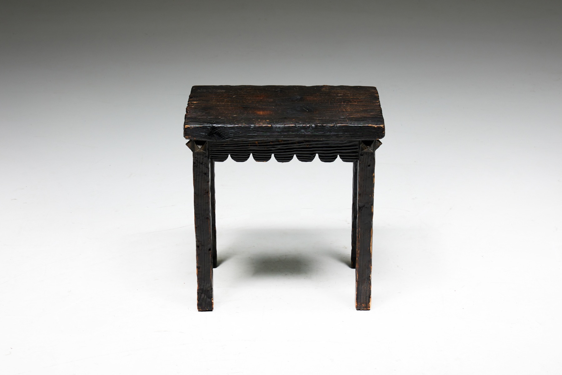 Brutalist Art Populaire Side Table - 1950s