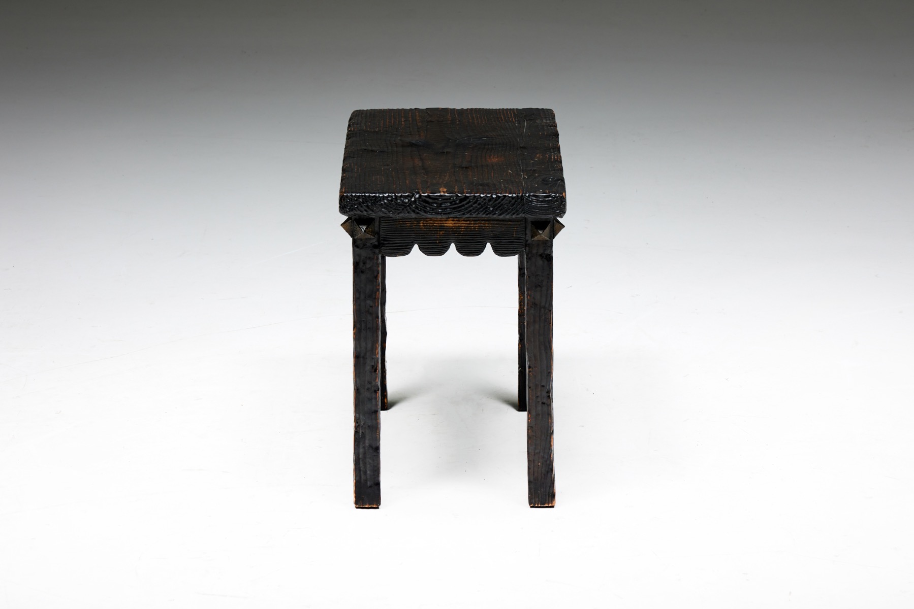 Brutalist Art Populaire Side Table - 1950s