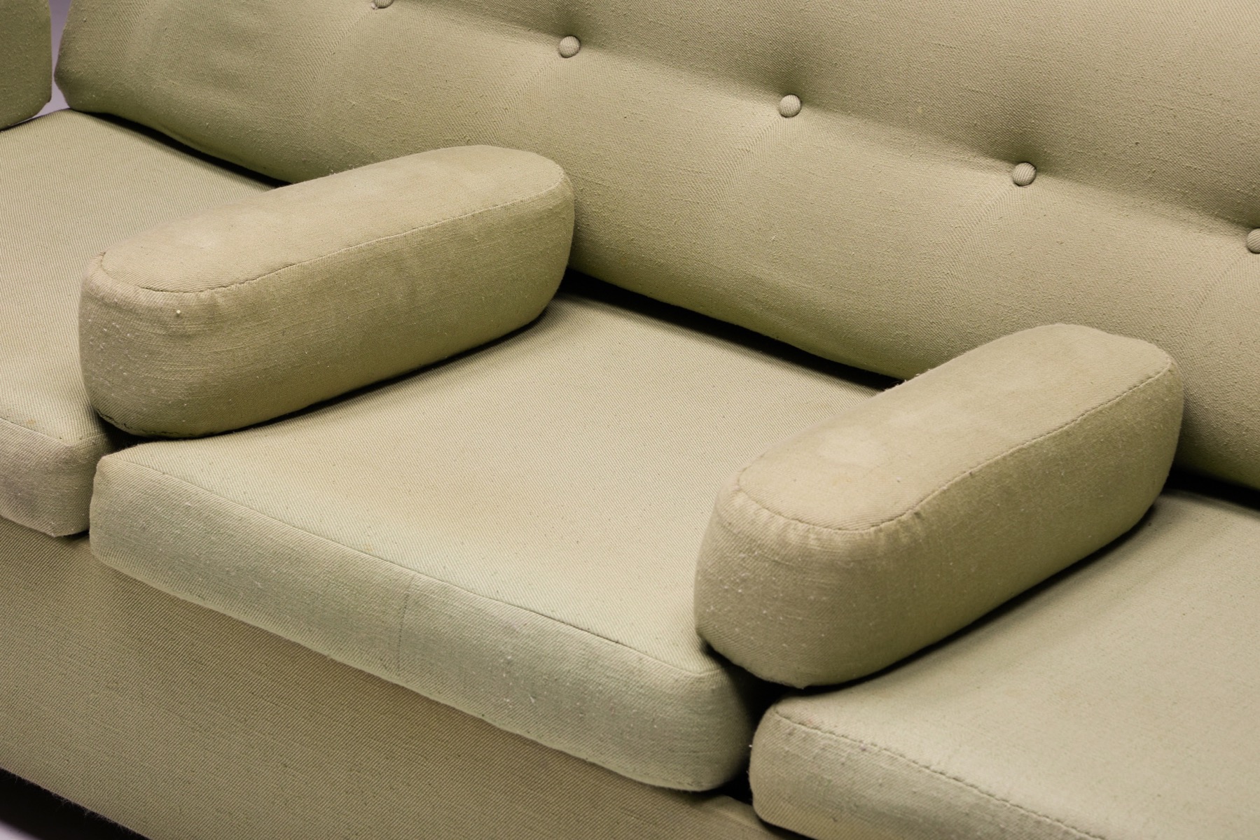 1930s sofa daybed in green fabric design