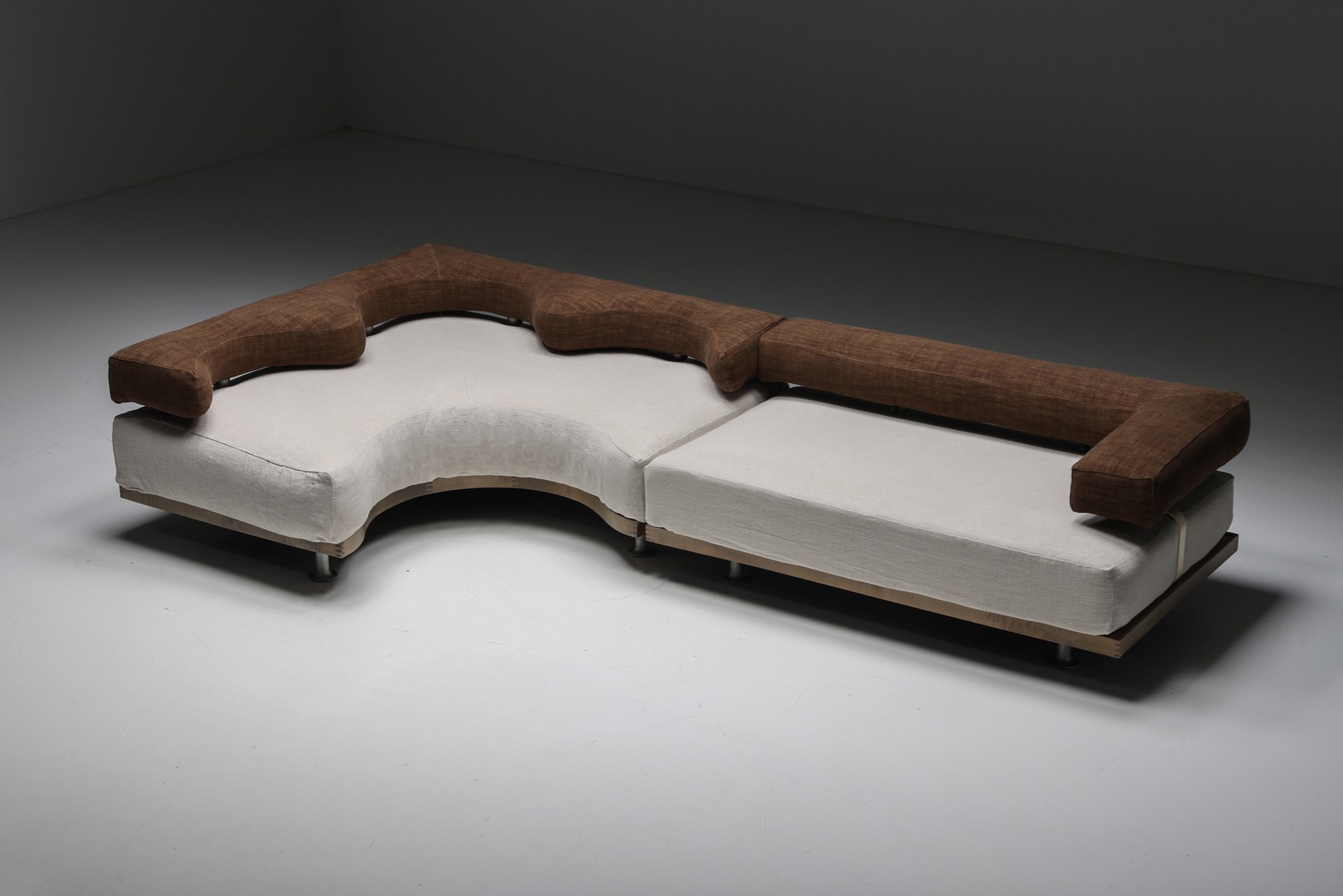 1970s postmodern sectional sofa in Italian style