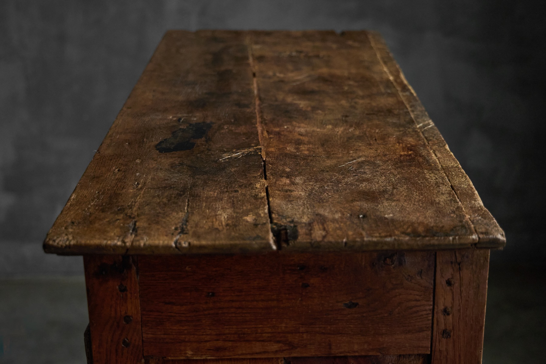 19th century French Alpine cabinet rustic design