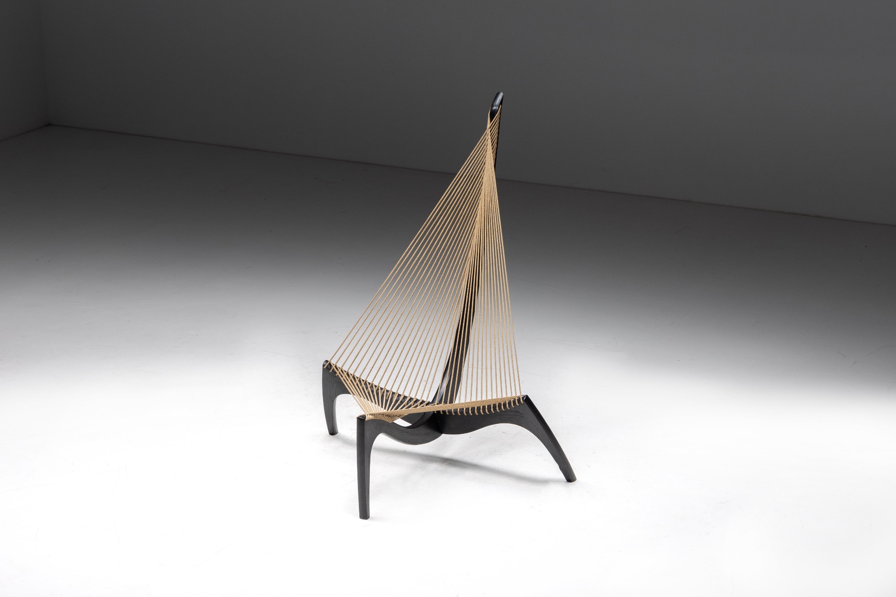 Harp Chair by Jørgen Høvelskov for Christensen and Larsen - 1968