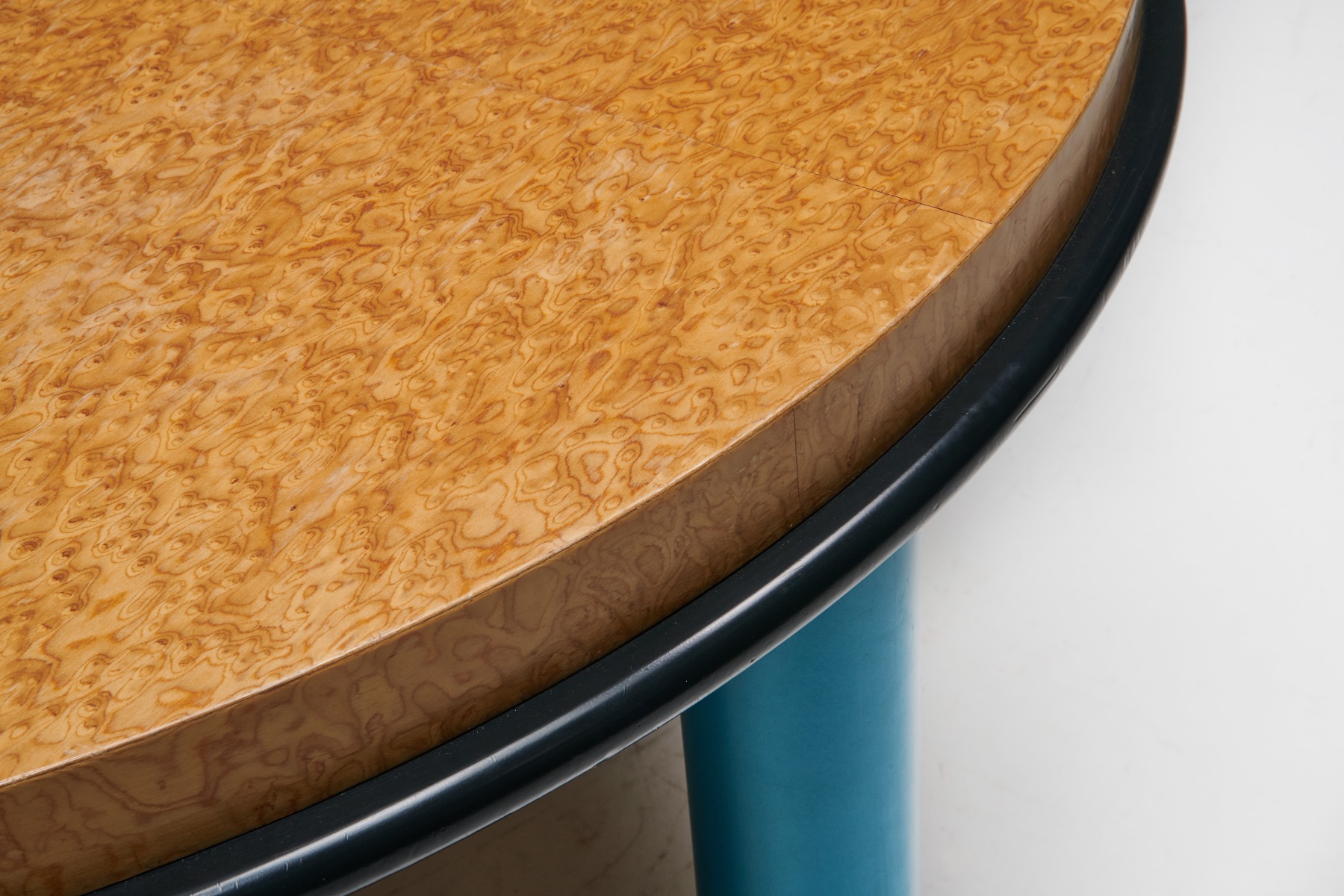 Burl Wood Memphis Table by Ettore Sottsass - 1990s