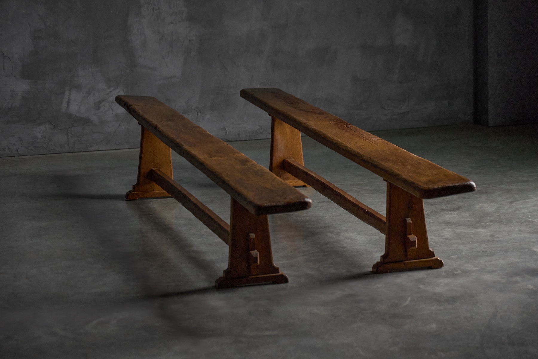 Rustic alpine bench with traditional mountain design