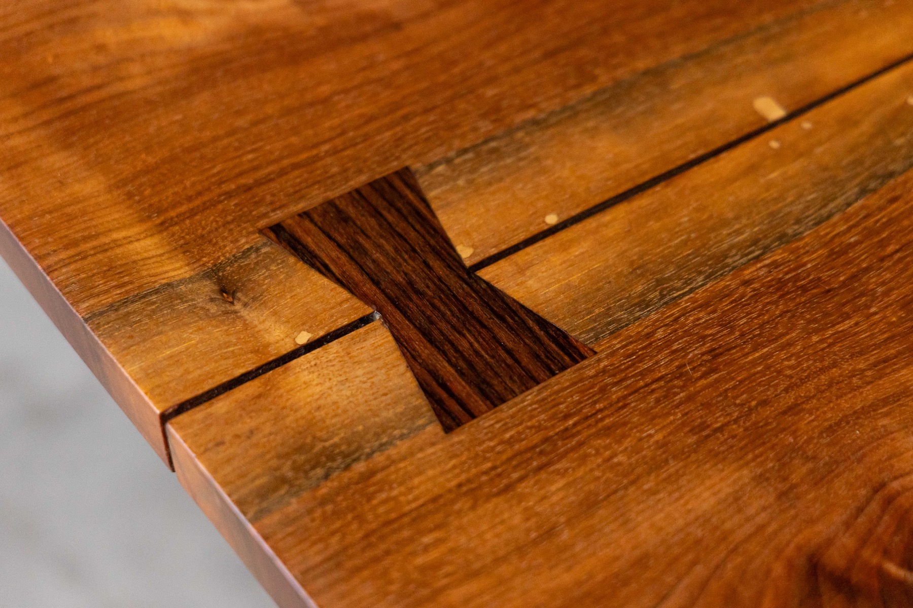 American studio crafted dining table by Mira Nakashima