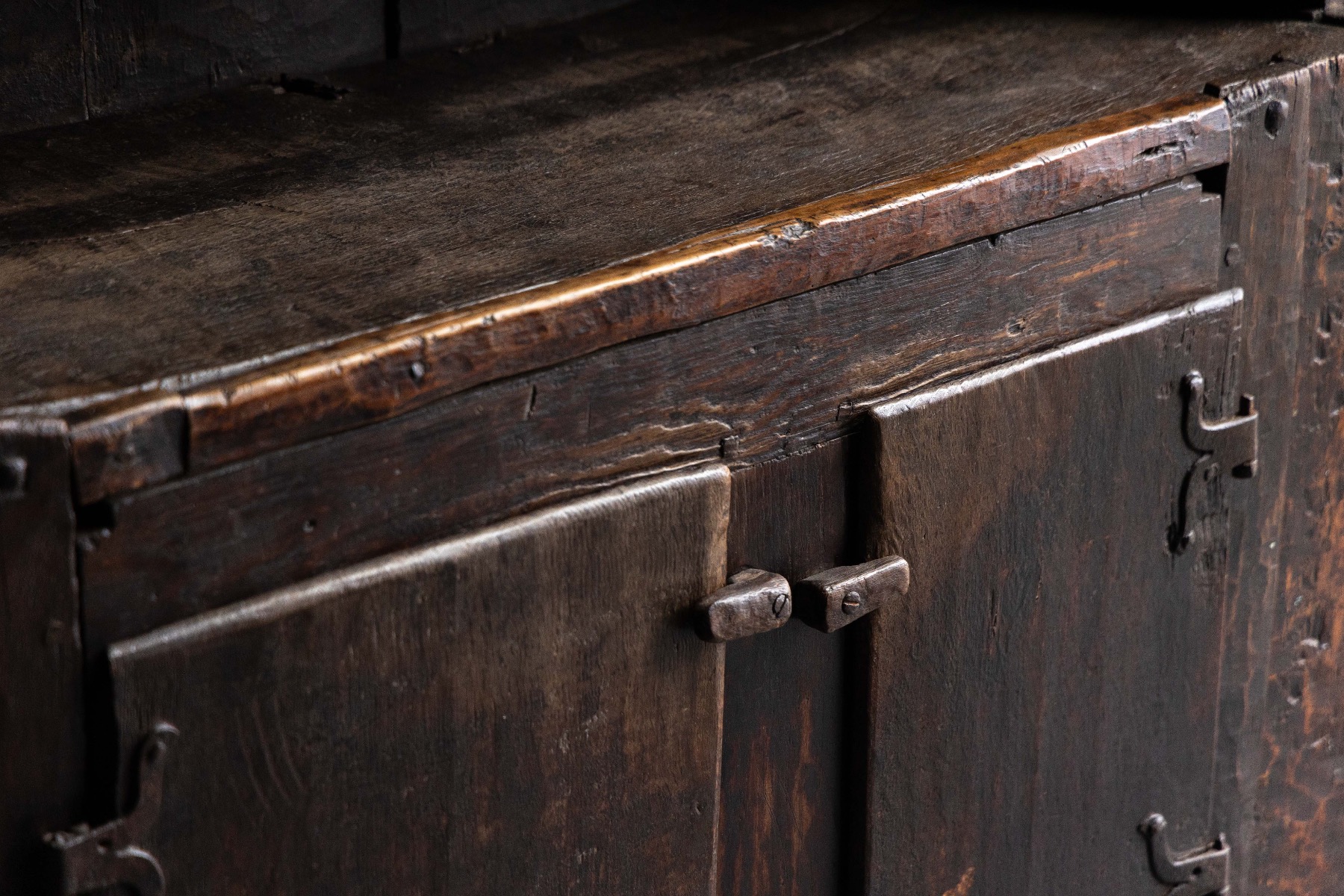 Vernacular wooden cabinet early 18th century