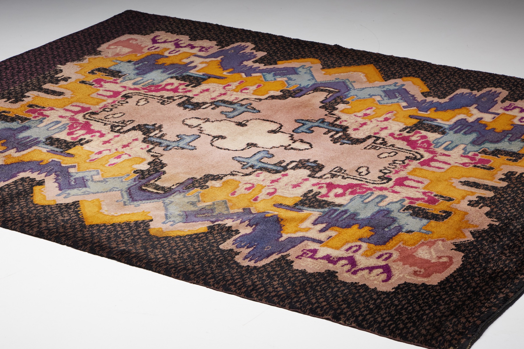 Art deco wool rug by Jaap Gidding for Tuschinski
