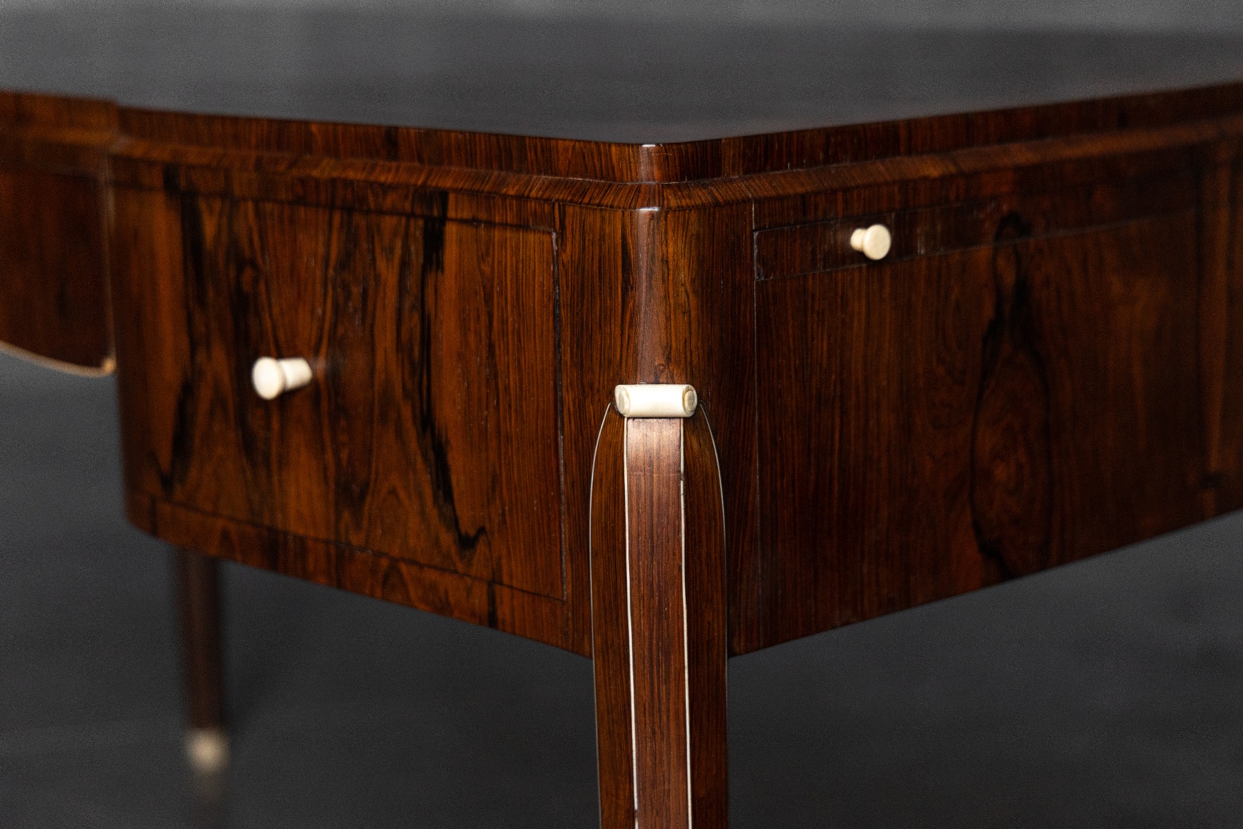 Art Deco writing desk designed by Jules Leleu