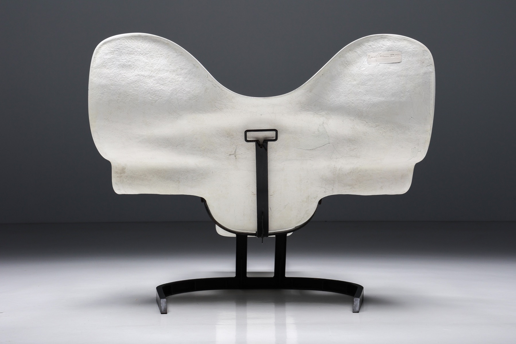 Artistic elephant chair by Bernard Rancillac design