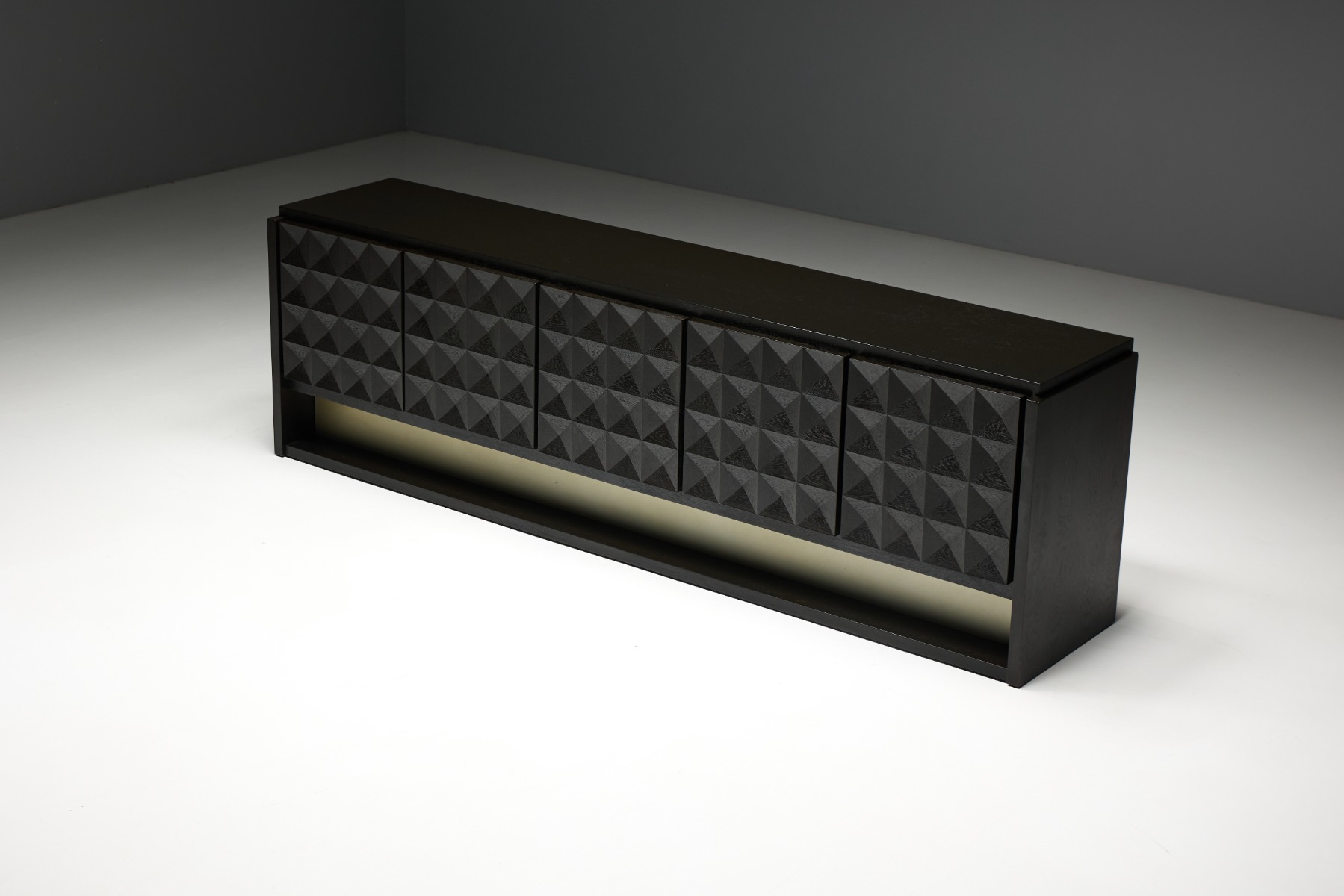 Belgian brutalist sideboard 1970s