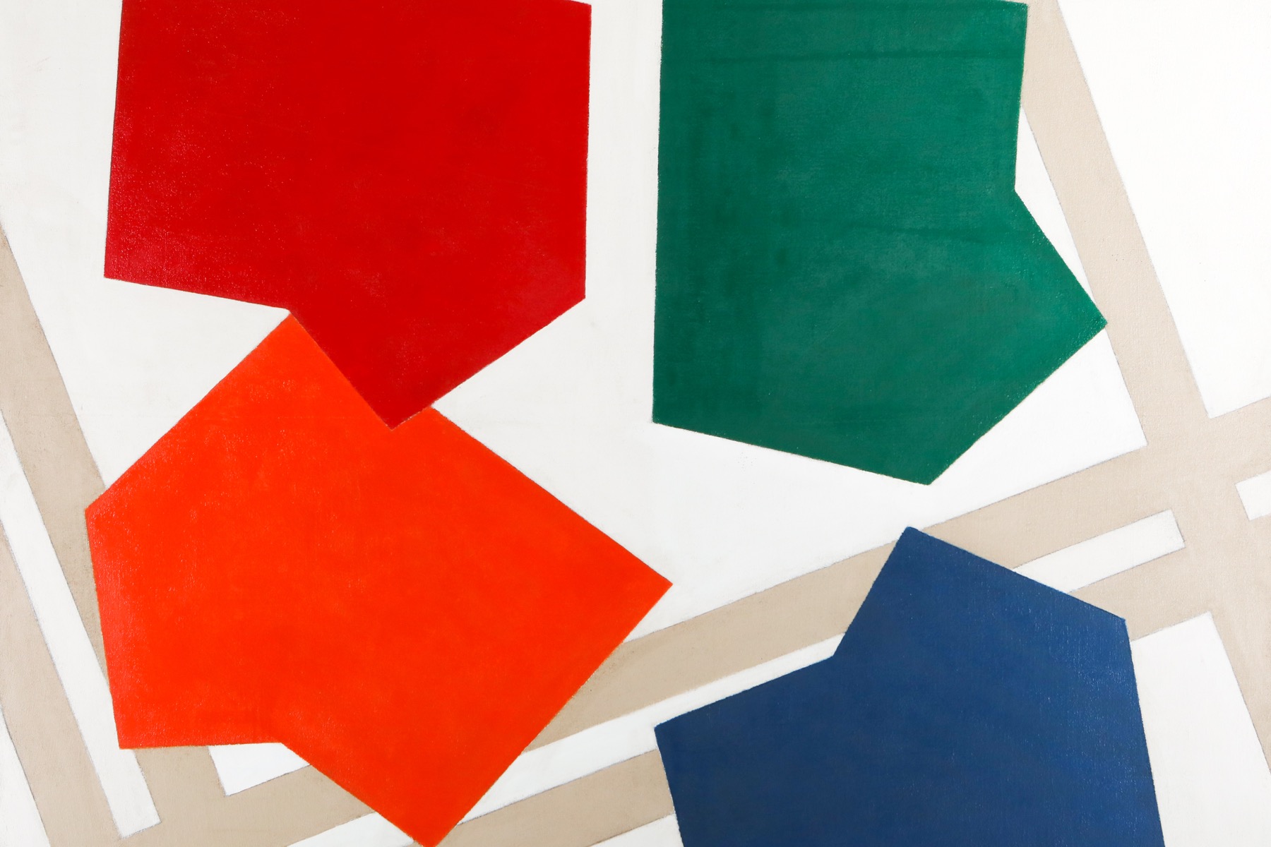 Contemporary art painting by Rene Roche in abstract style