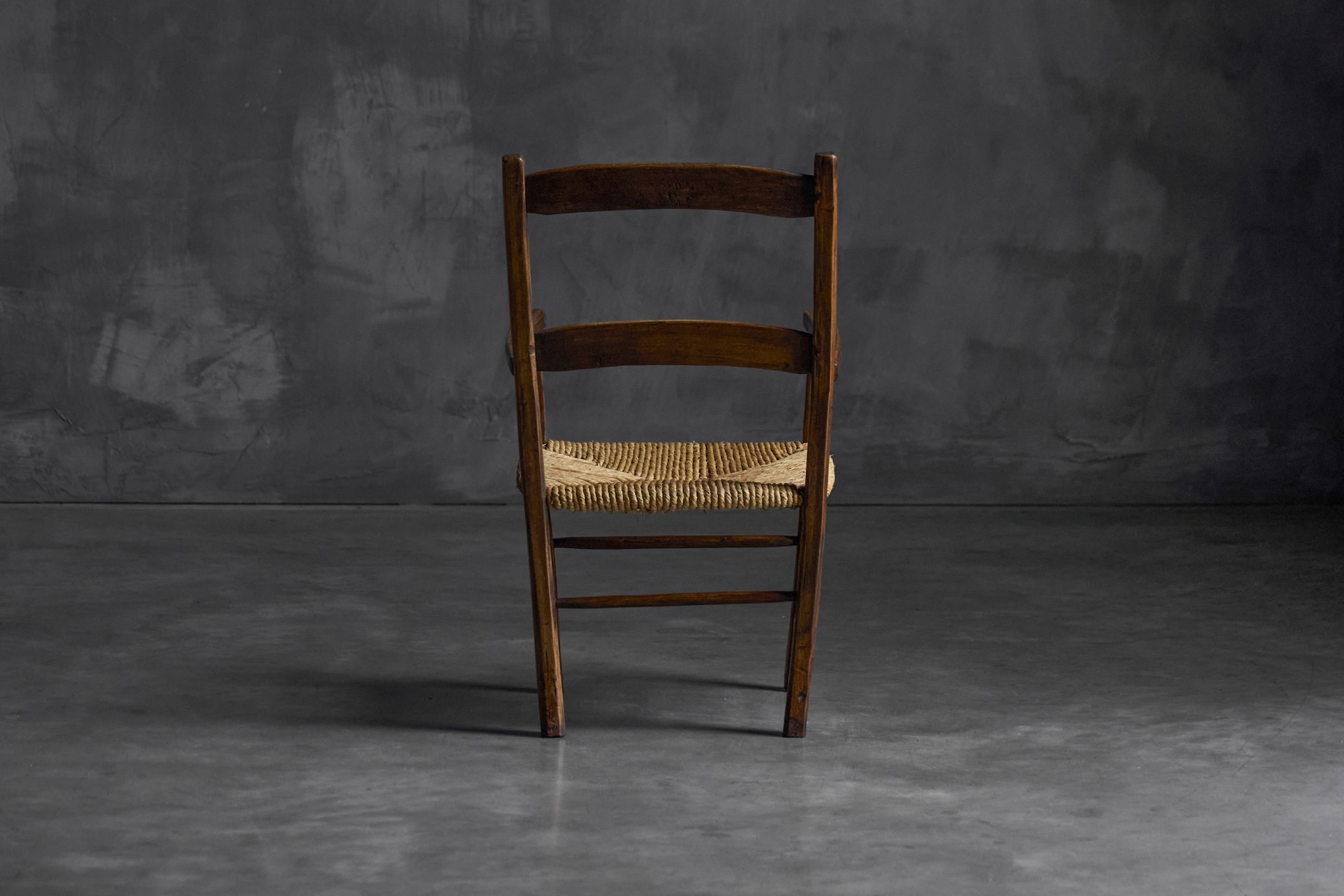 Vernacular wooden armchair dating to the early 1900s