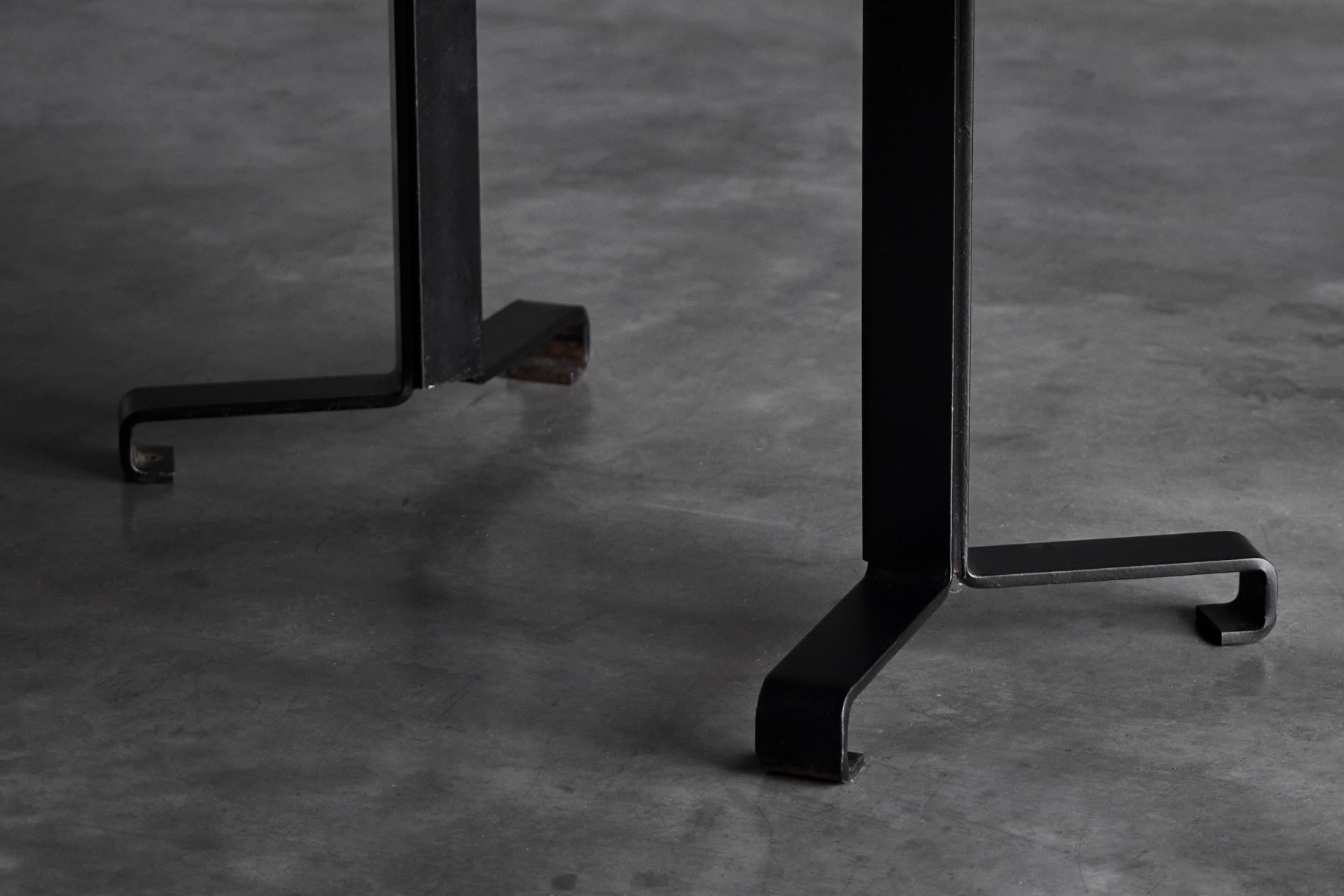 French modernist dining table designed by Charlotte Perriand
