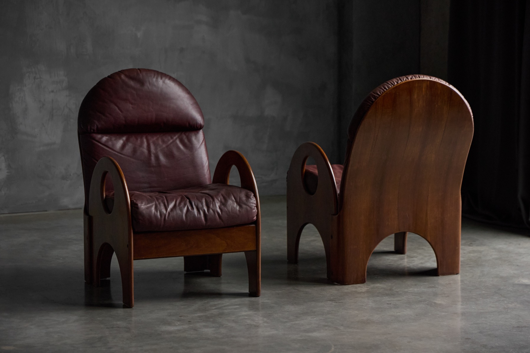1968 Italian easy chair Arcata by Gae Aulenti