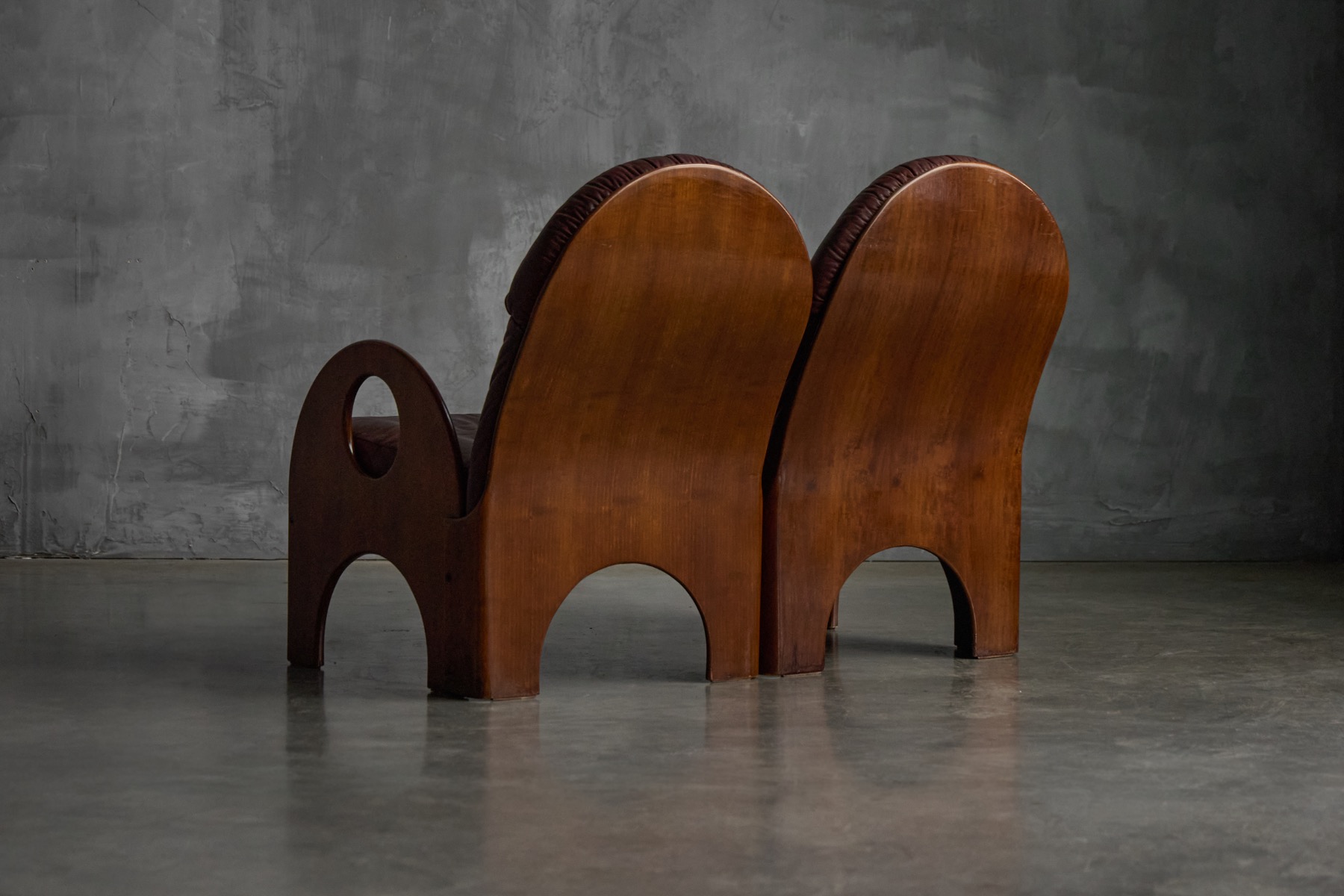 1968 Italian loveseat Arcata by Gae Aulenti