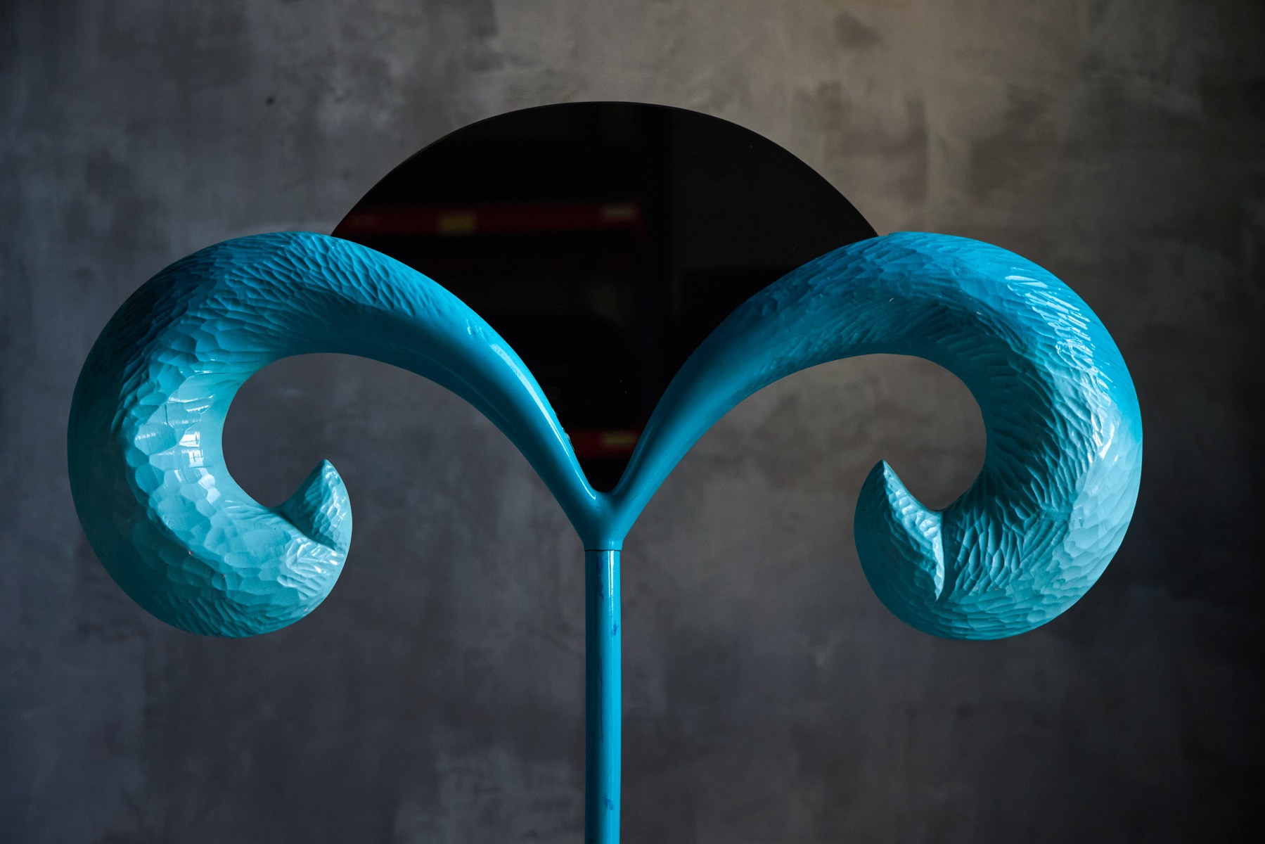 Italian style standing mirror inspired by Gaetano Pesce design