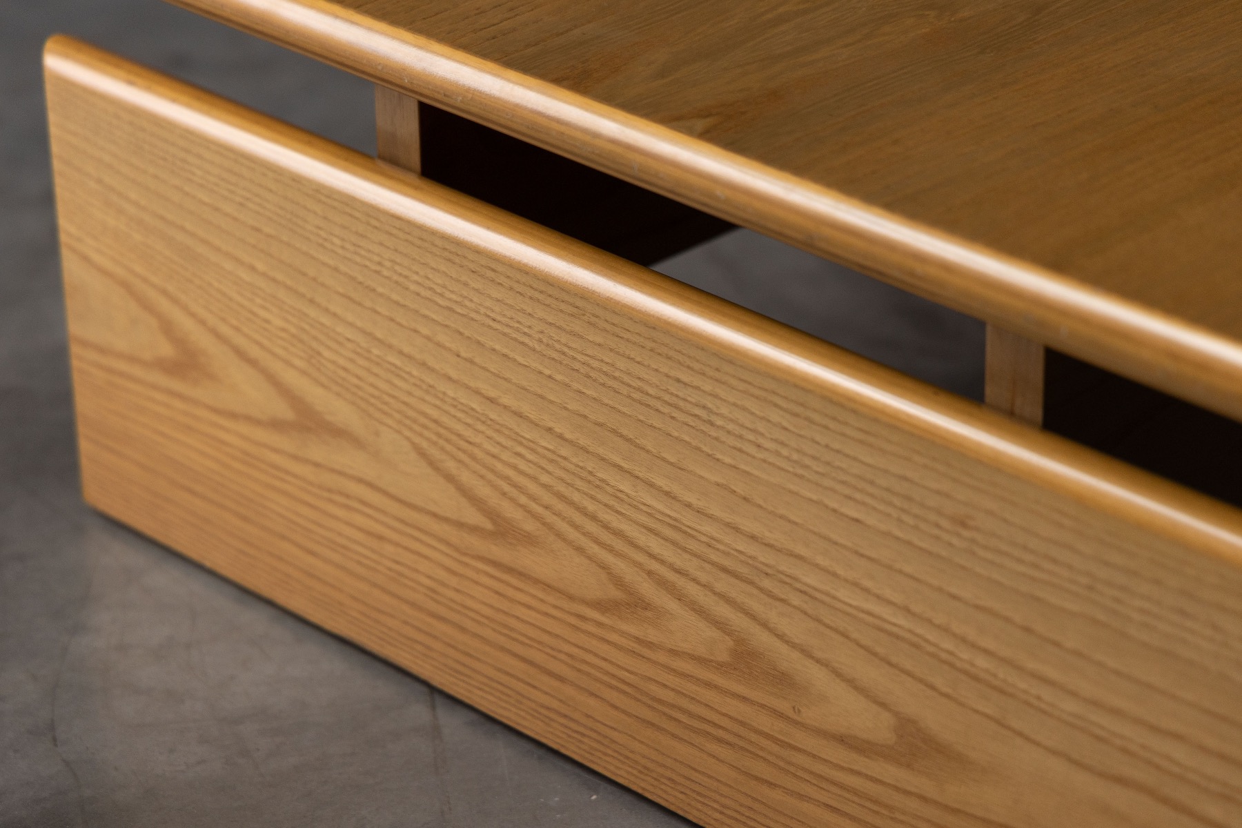 Architectural Scandinavian coffee table with balanced proportions