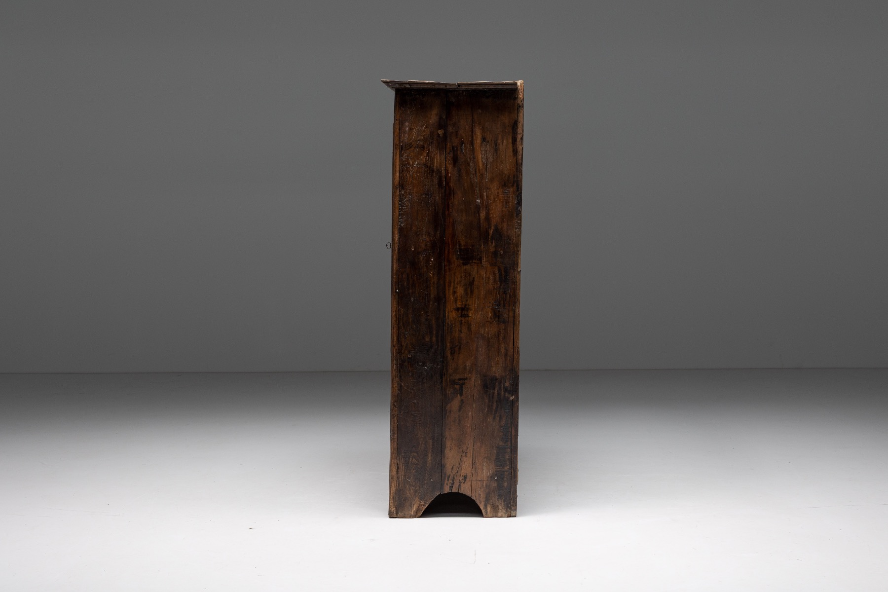 Nineteenth century rustic cabinet in wabi design