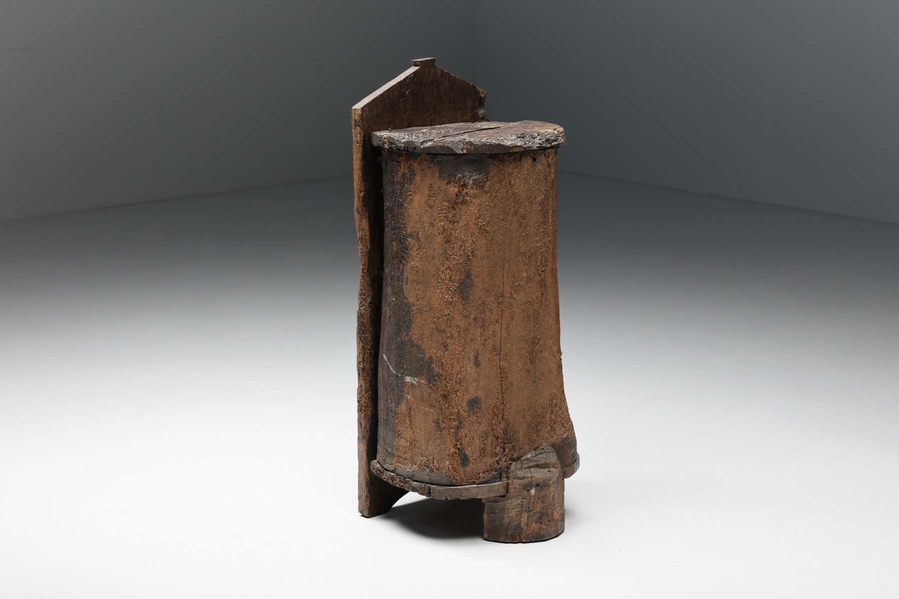 Nineteenth century rustic high board in wabi style