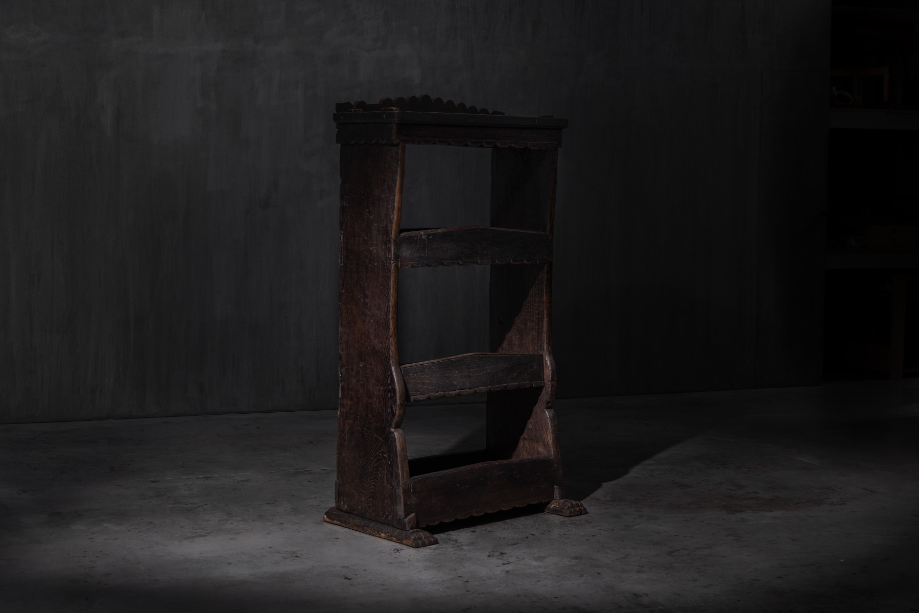 Vernacular folk art storage cabinet from the 1800s