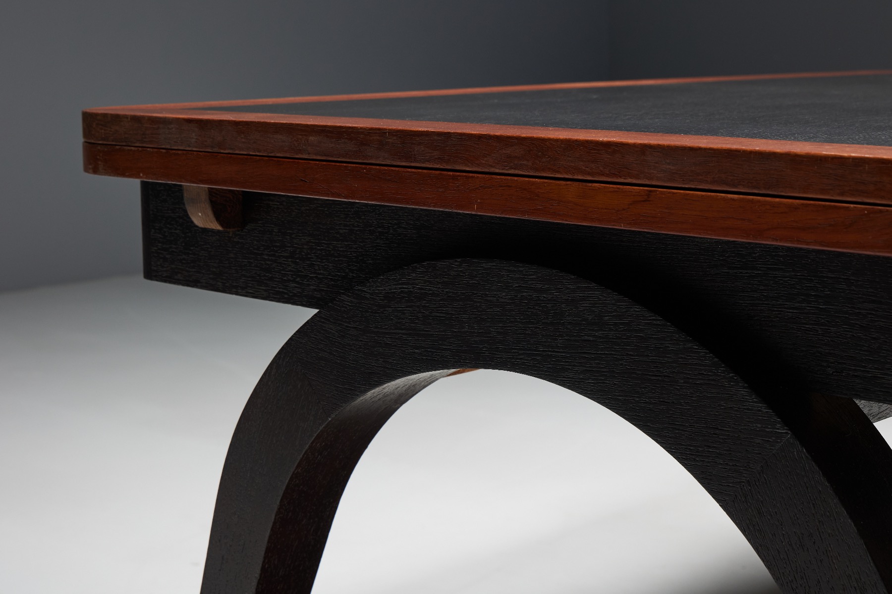 Retro art deco dining table from the 1970s