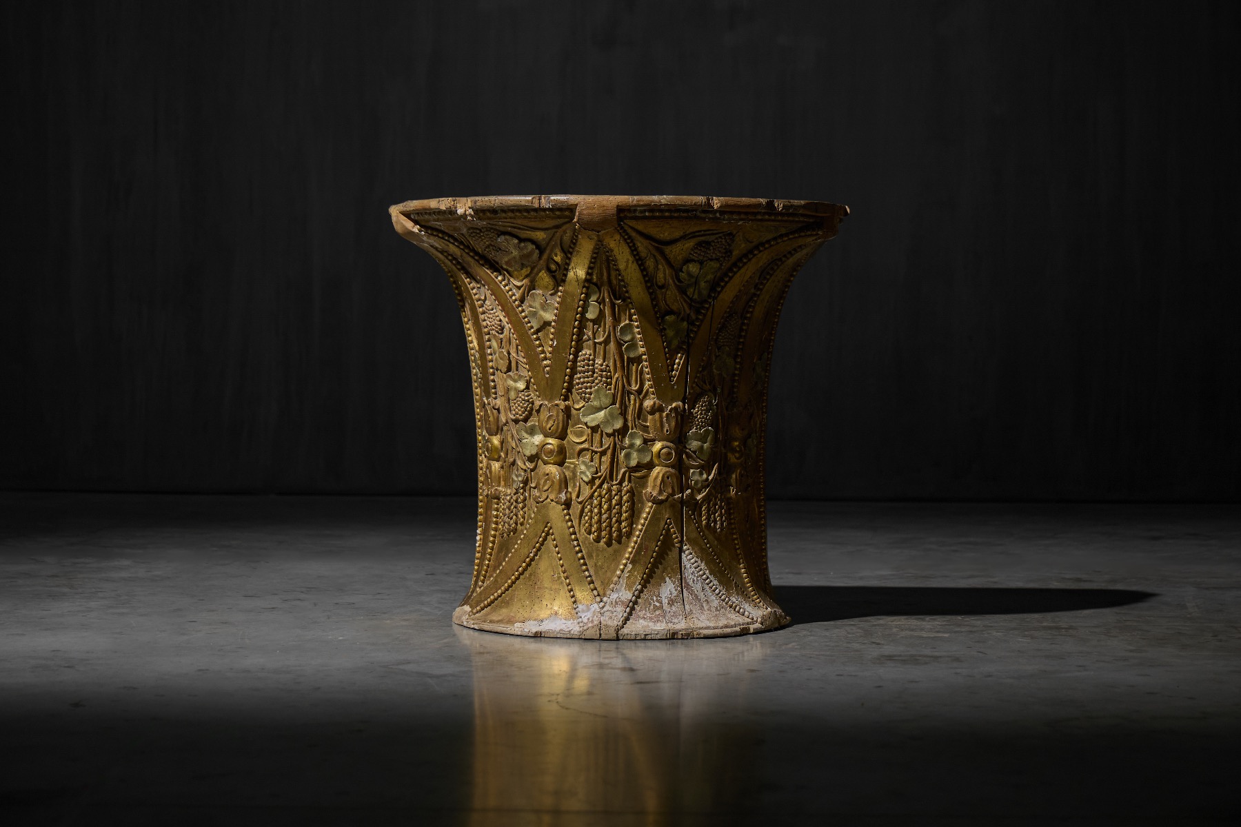 Ornate Rococo wall console with intricate carving