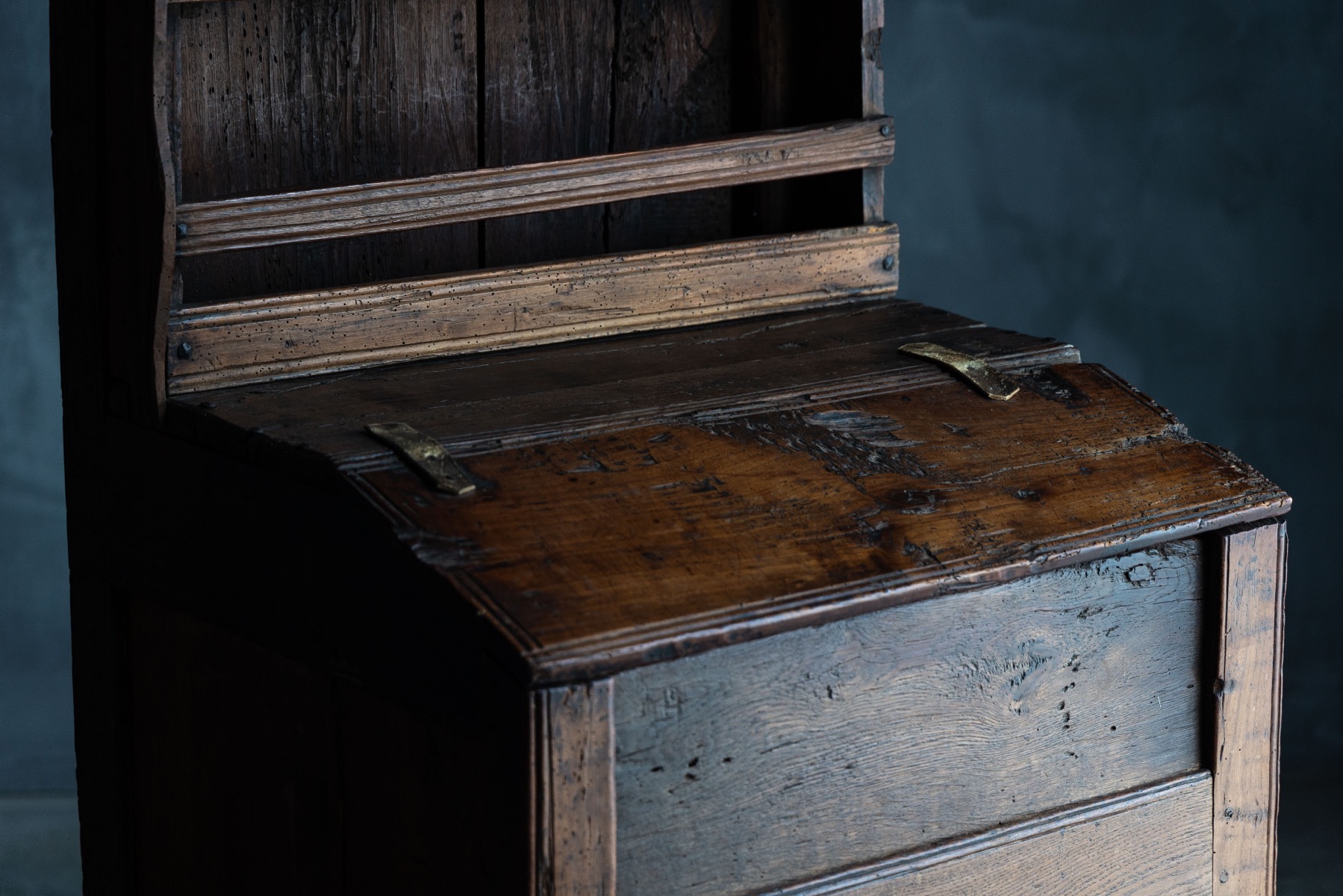 Rustic vernacular shelving cupboard