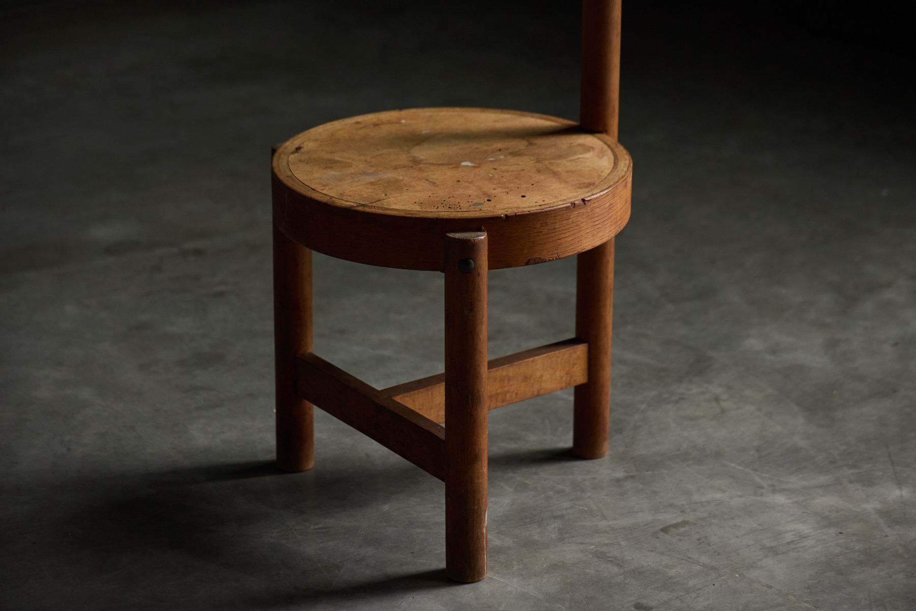 Sculptural one off stool designed in 1958