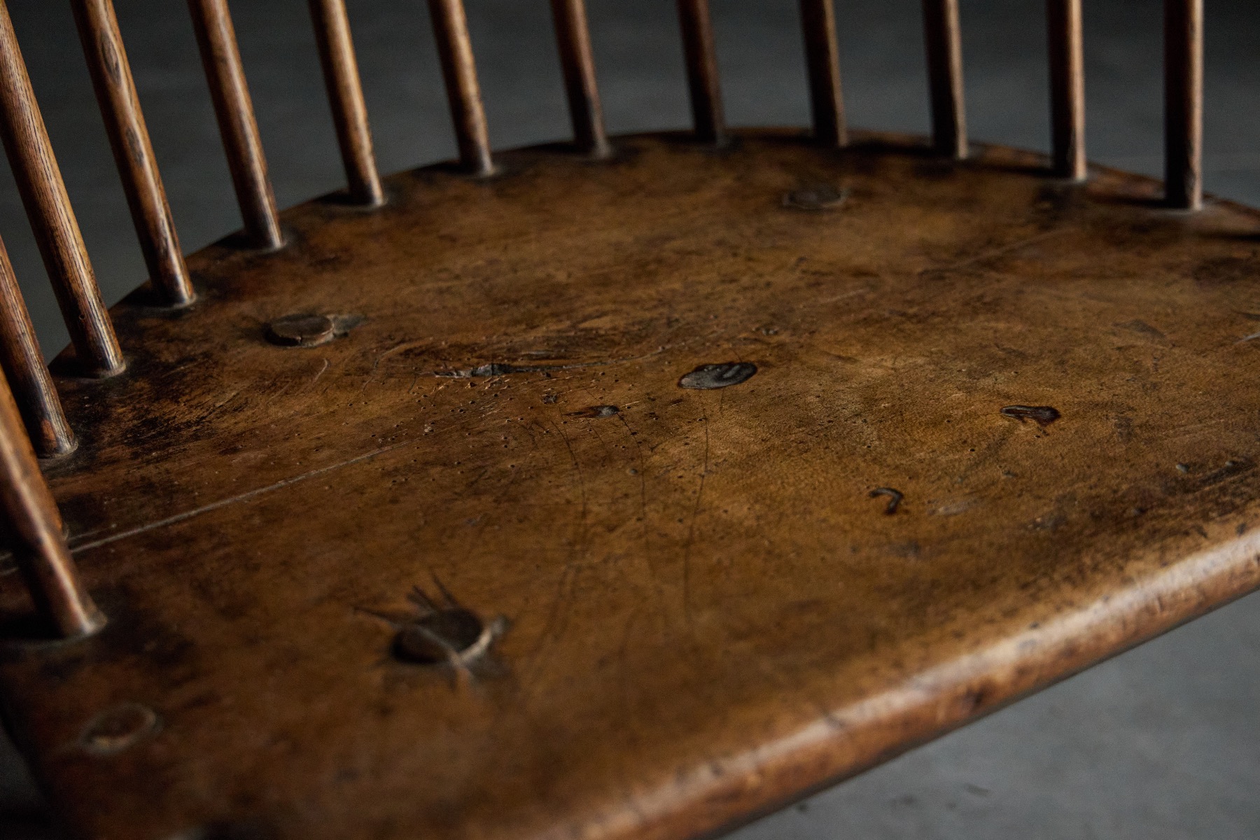 Vernacular folk art stool in solid wood