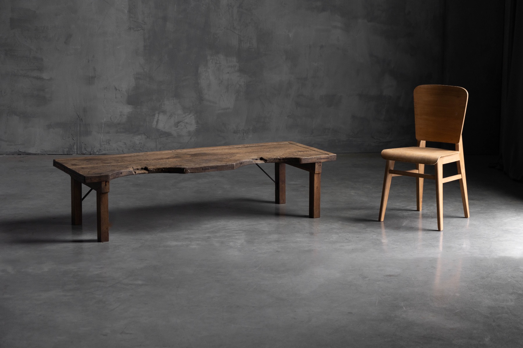 Vernacular jeweller coffee table with historic craftsmanship