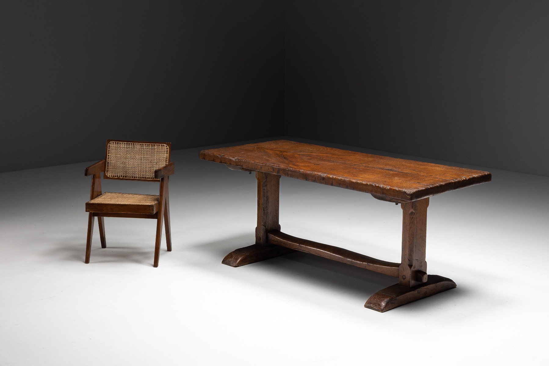 Vernacular naive folk table 19th century