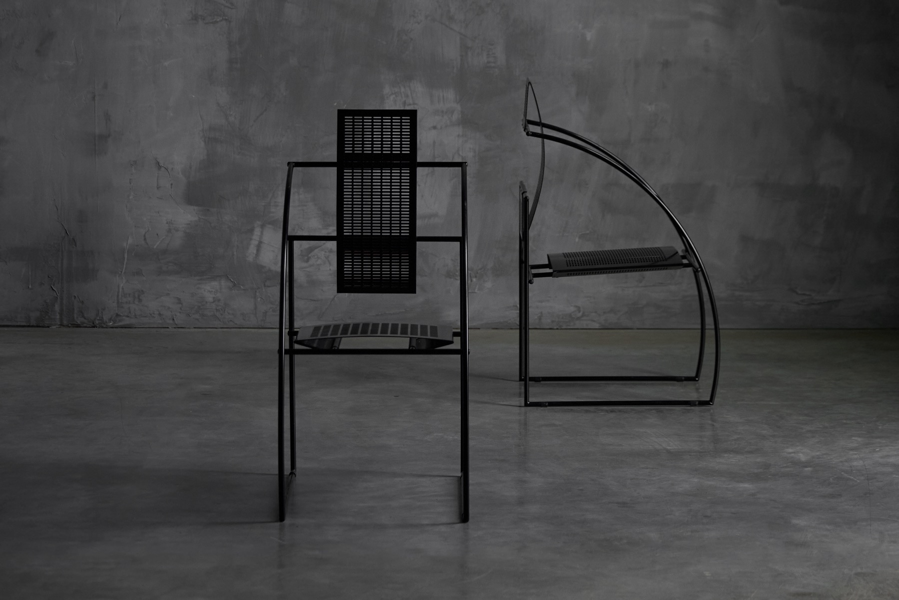 Architectural Quinta chair designed by Mario Botta