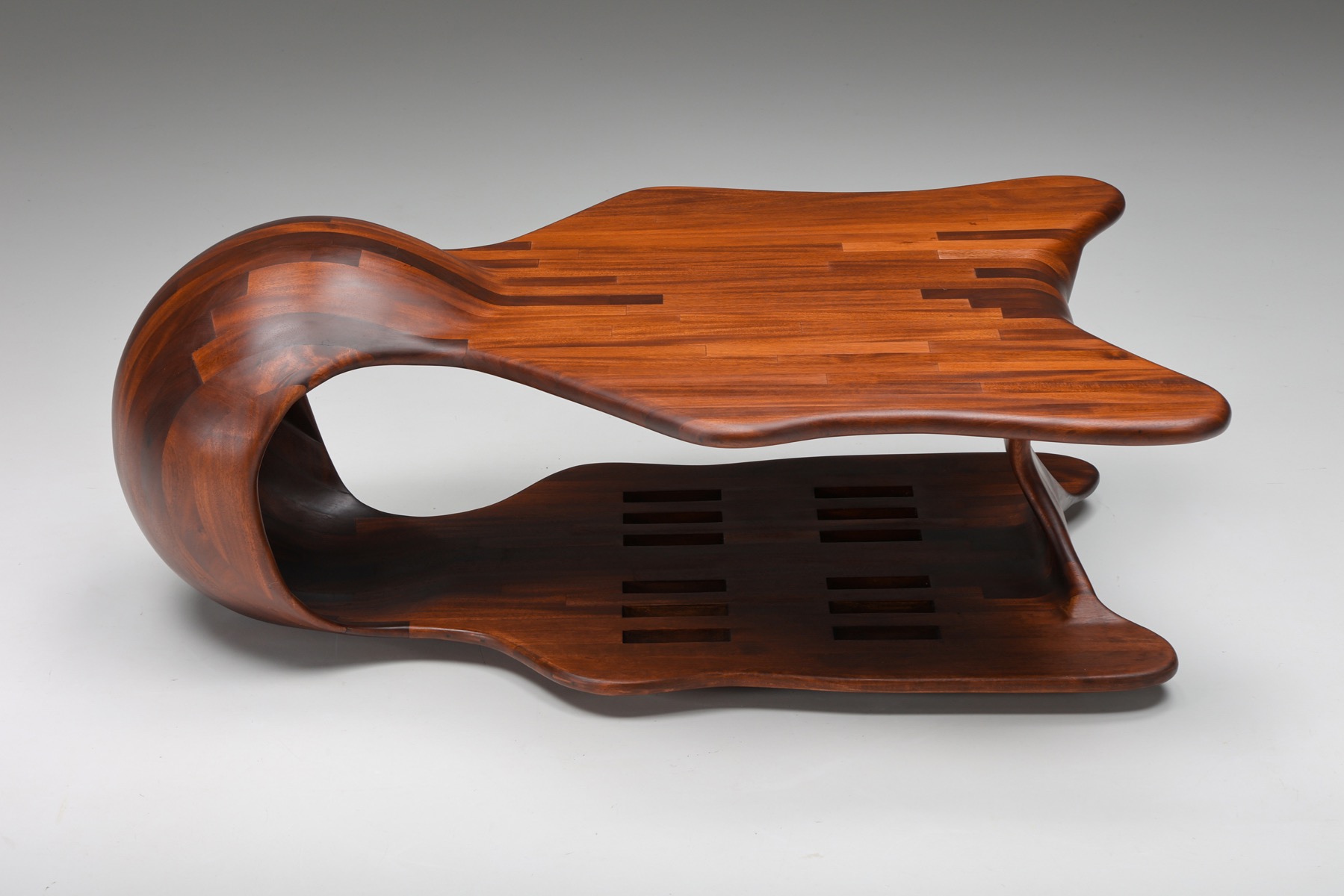 Artisan coffee table from the USA modern era 1970s