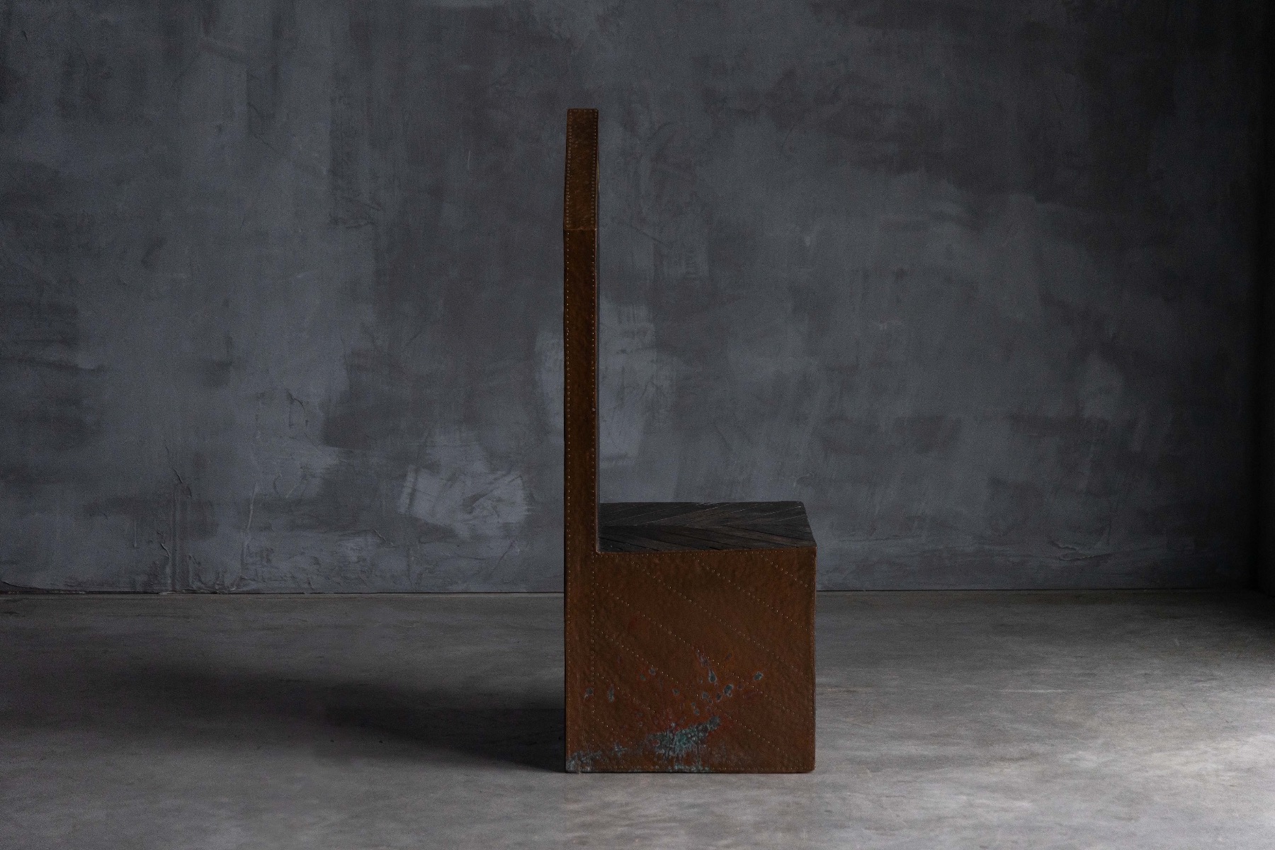 Bold postmodern statement chair from the 1980s
