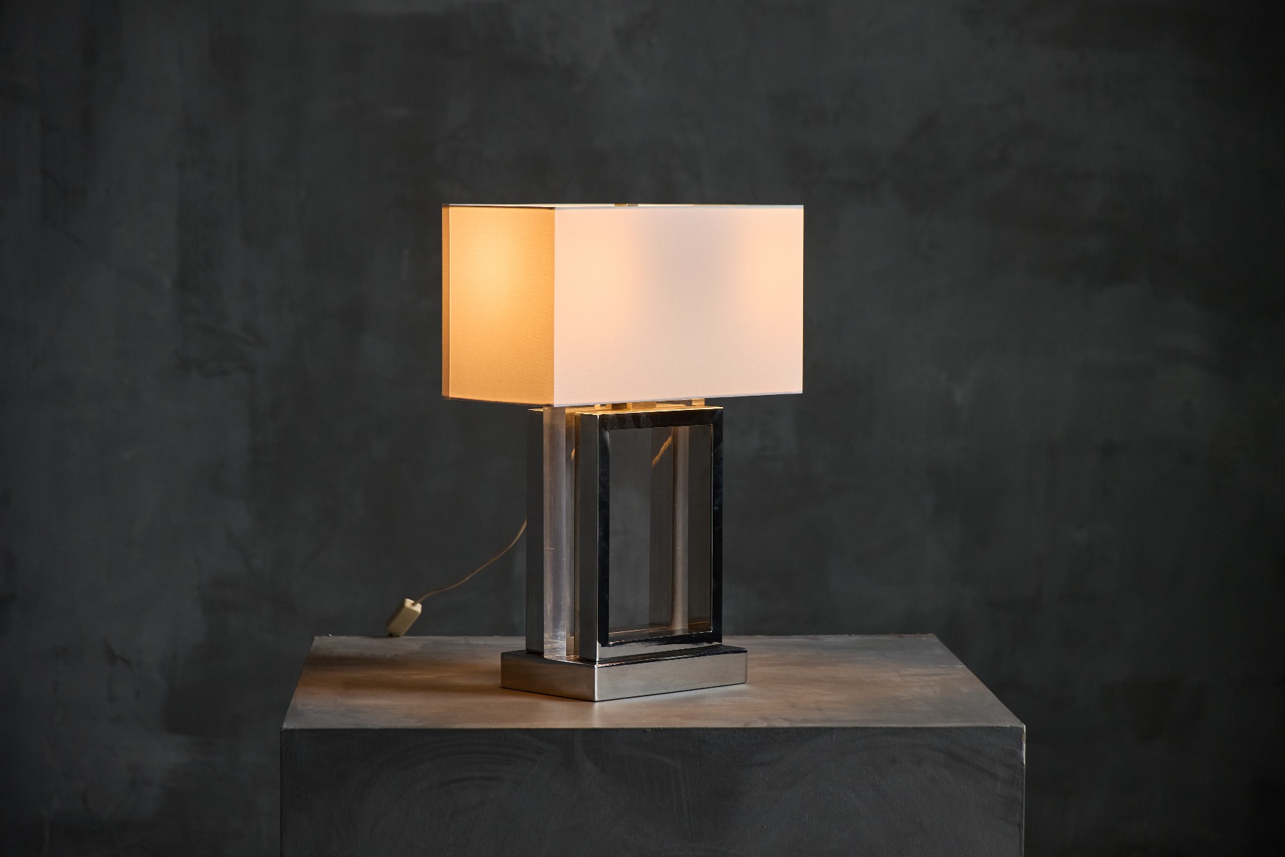 Retro 1970s Regency style table lighting