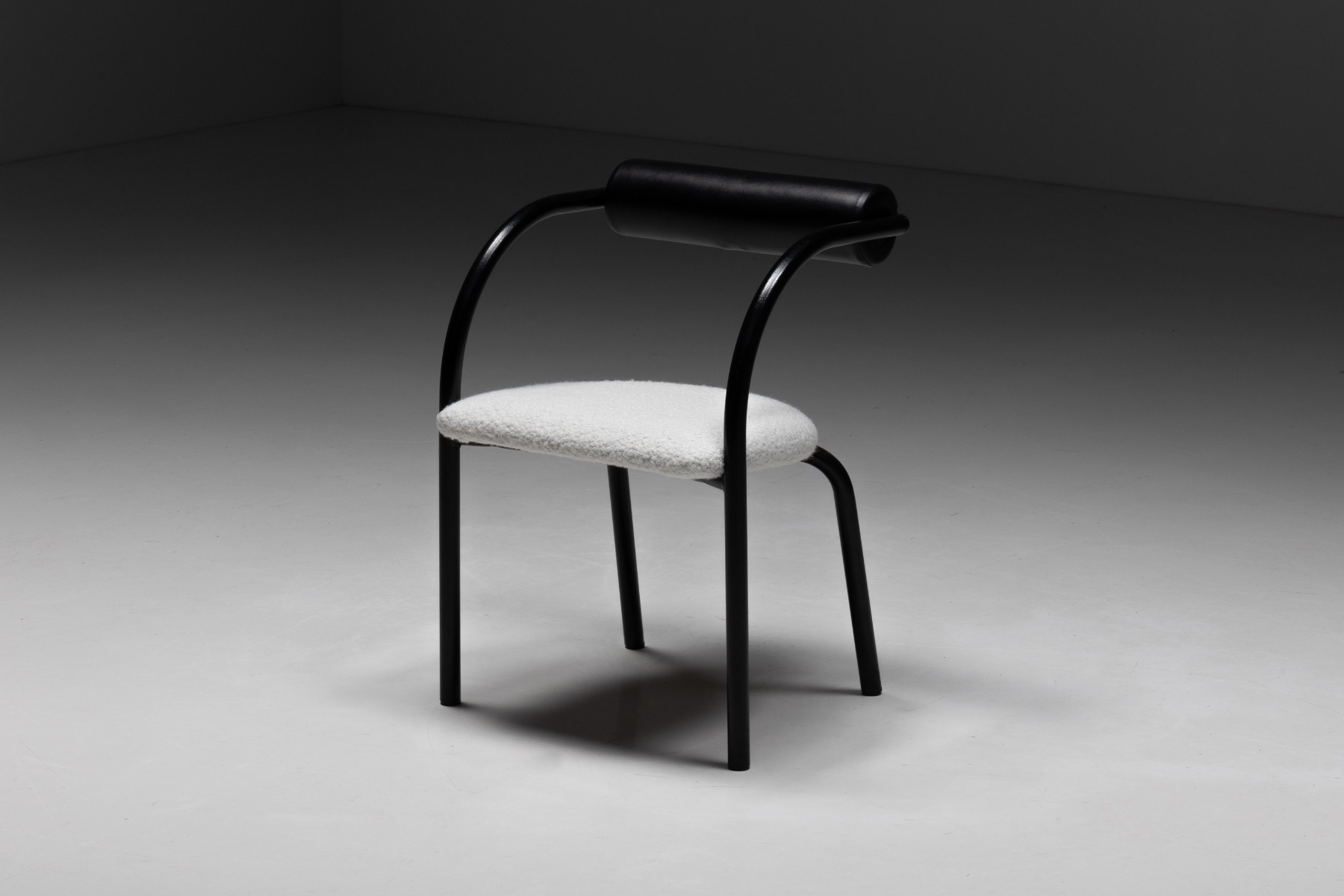 Designer Italian armchairs from the 1980s postmodern style