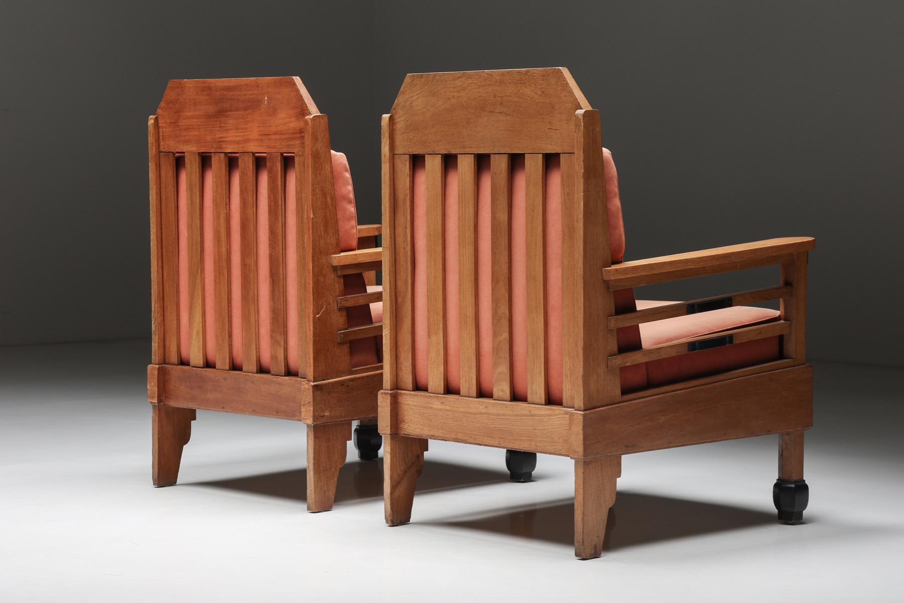 Designer club chairs Europe from the 1960s in art deco style