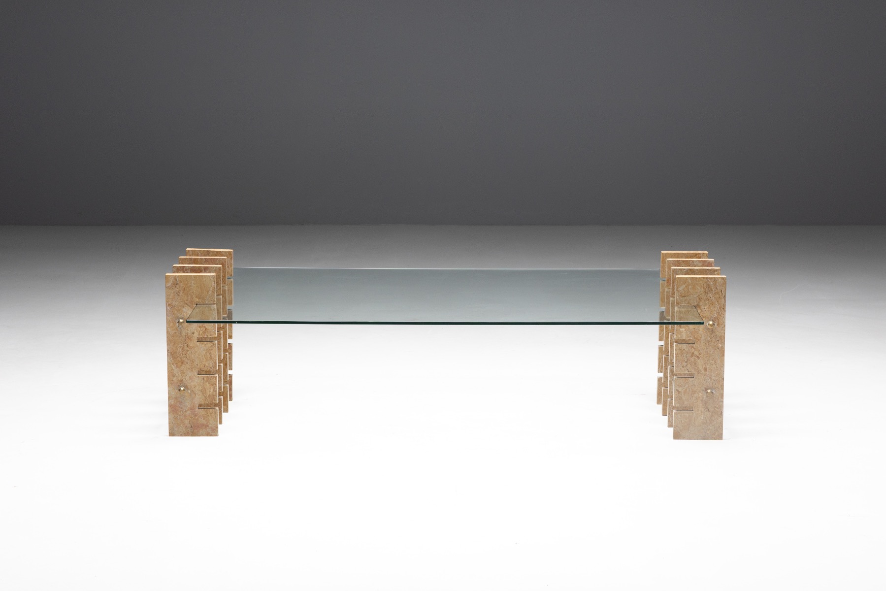 Designer coffee table in marble by Gianfranco Ferré Home Fitzroy