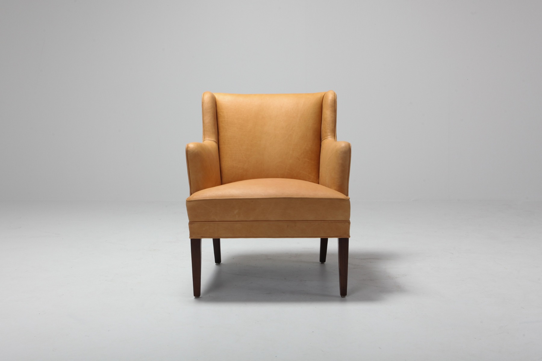 Designer Scandinavian bergere chairs from the 1960s