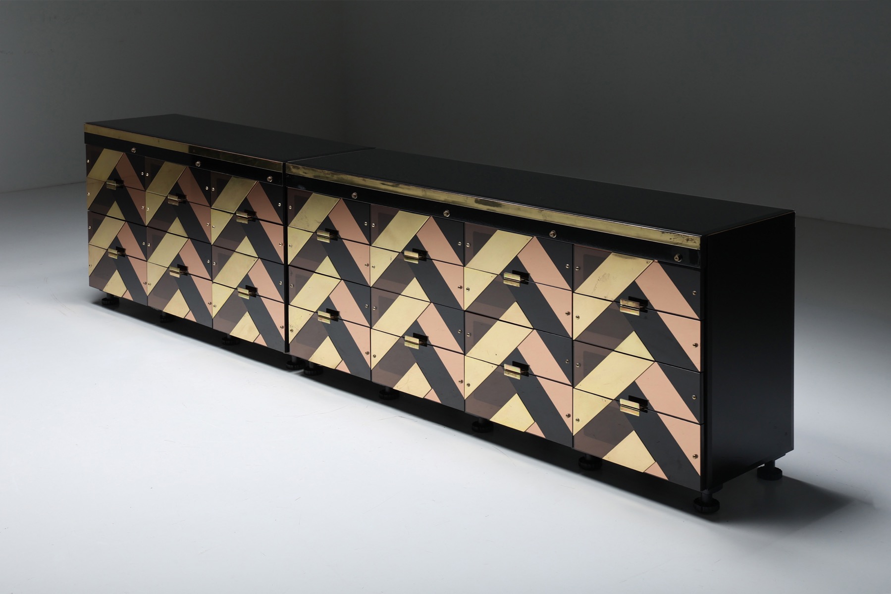 Designer Hollywood Regency sideboard from the 2000s