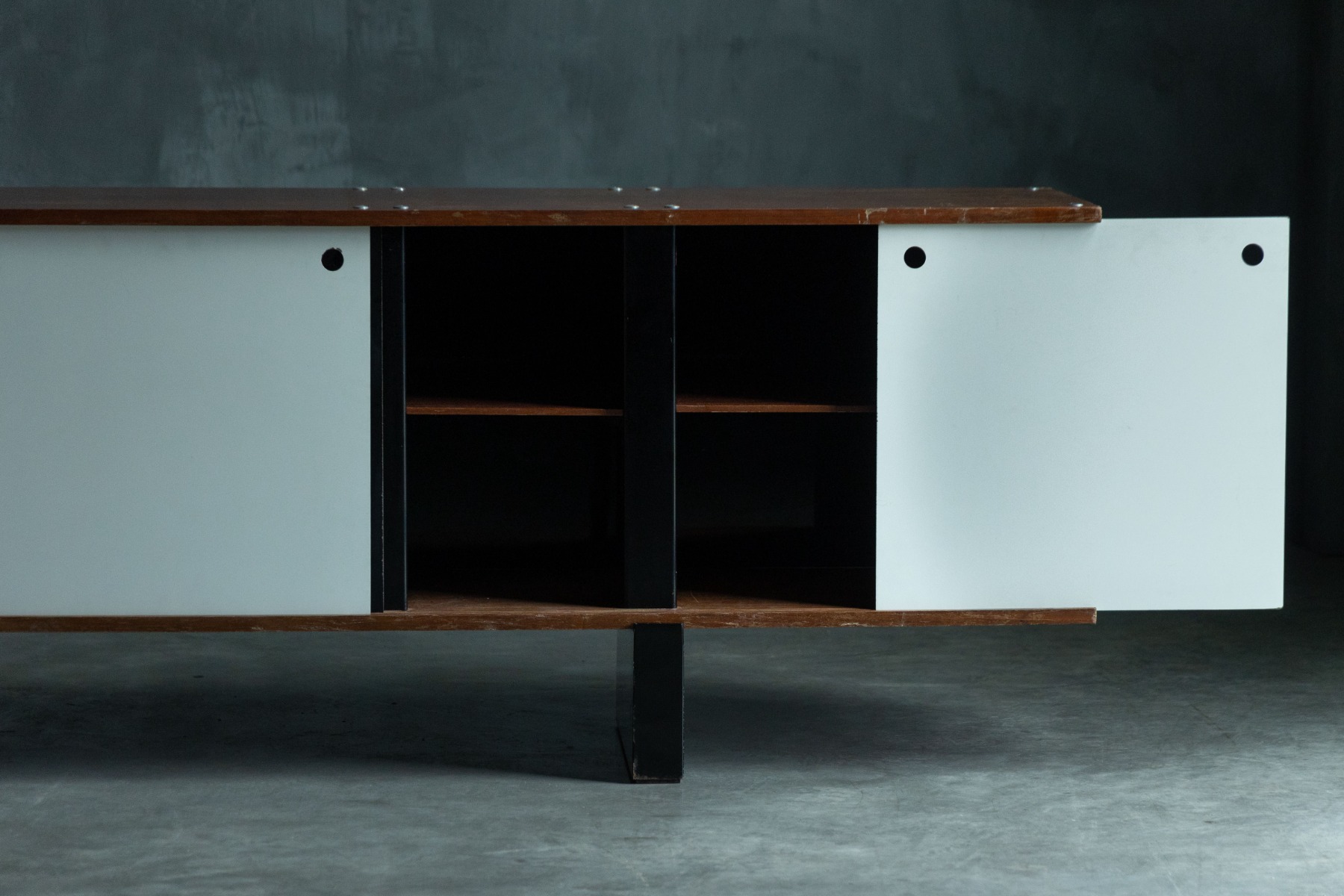 Architectural mid century sideboard by Perriand