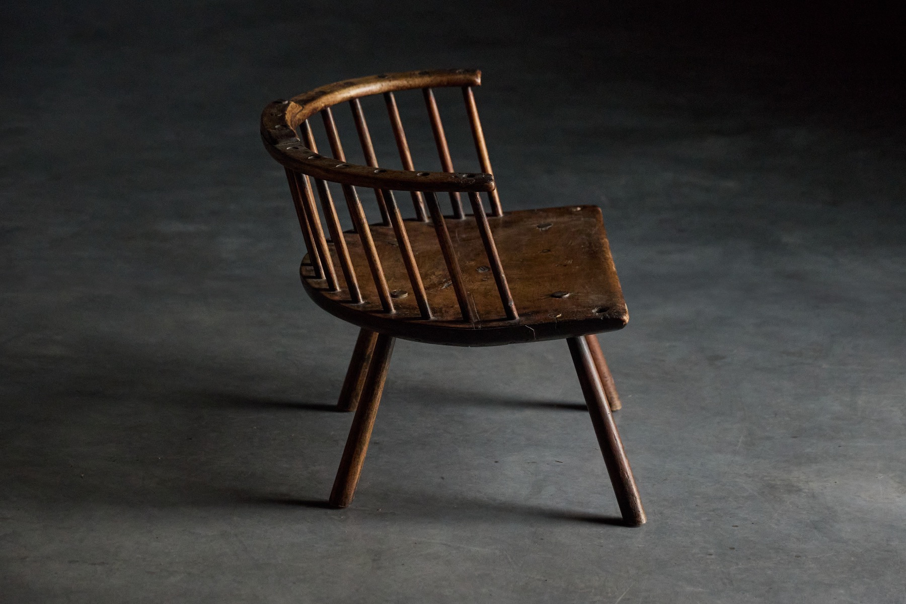 Handcrafted rural stool 19th century