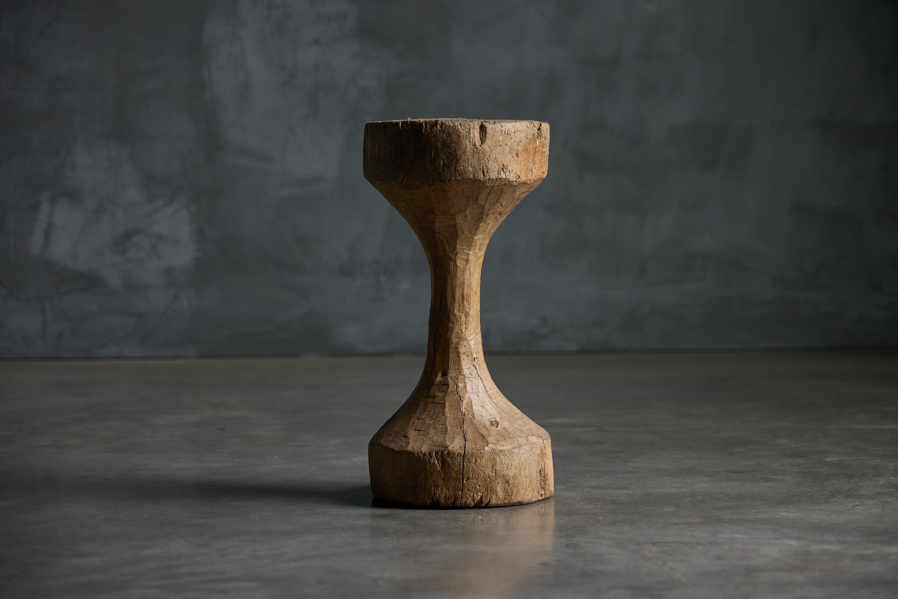 Vernacular 19th century organic wooden seat