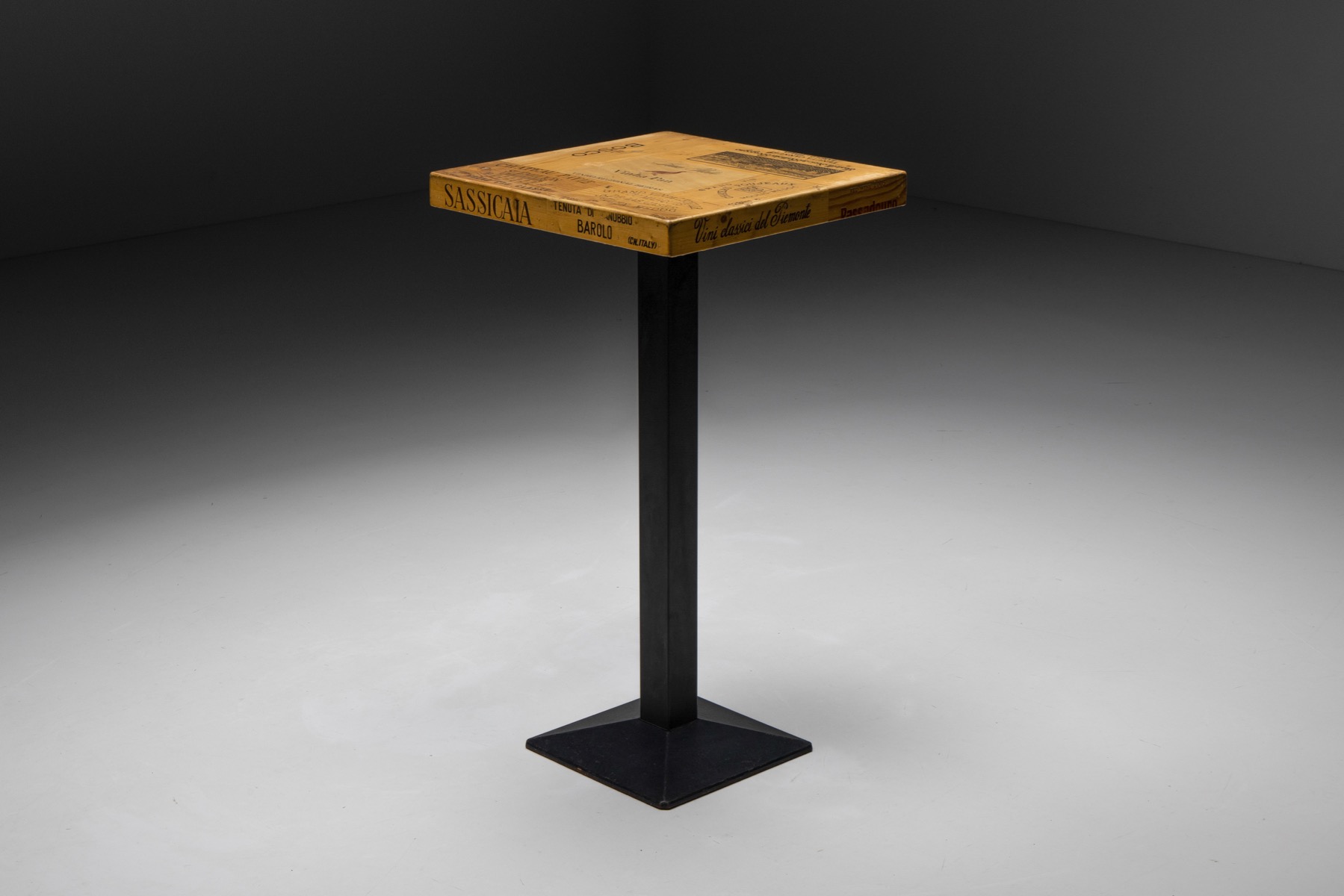 Handcrafted high tables in Belgian style from the 2000s