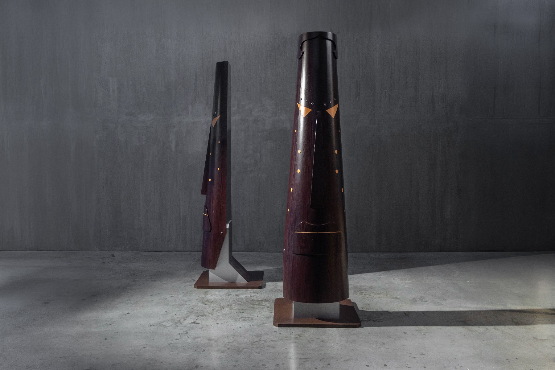Collectible 1970s abstract totem art piece