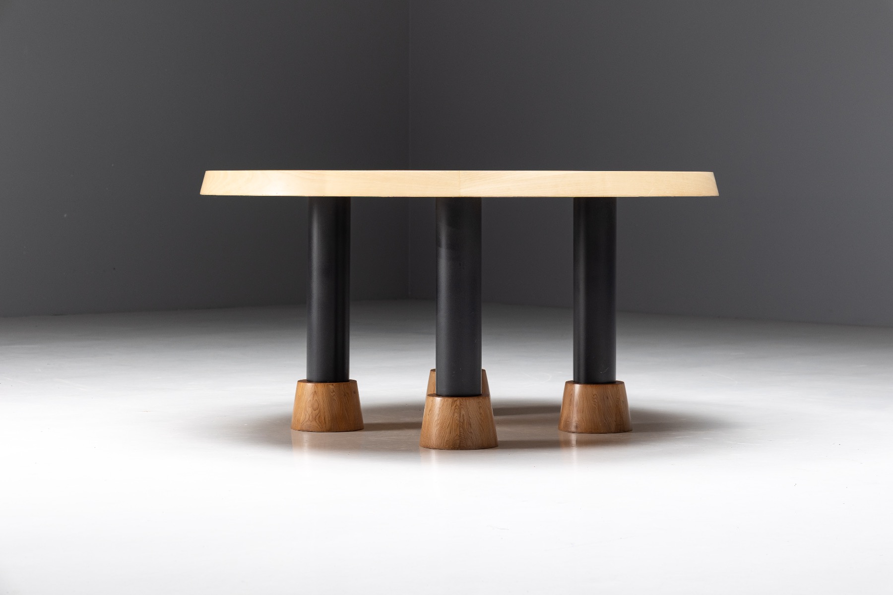 Italian postmodern dining table by Ettore Sottsass