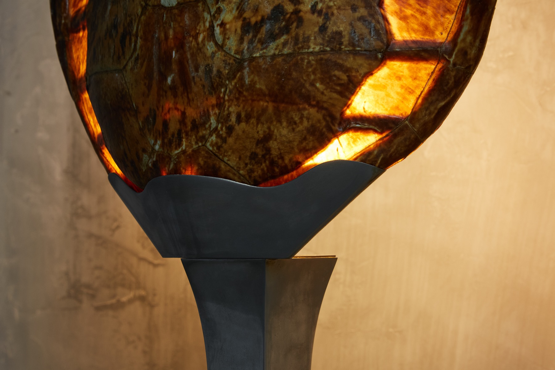 Sculptural table lamp by Christian Dior from the 1970s